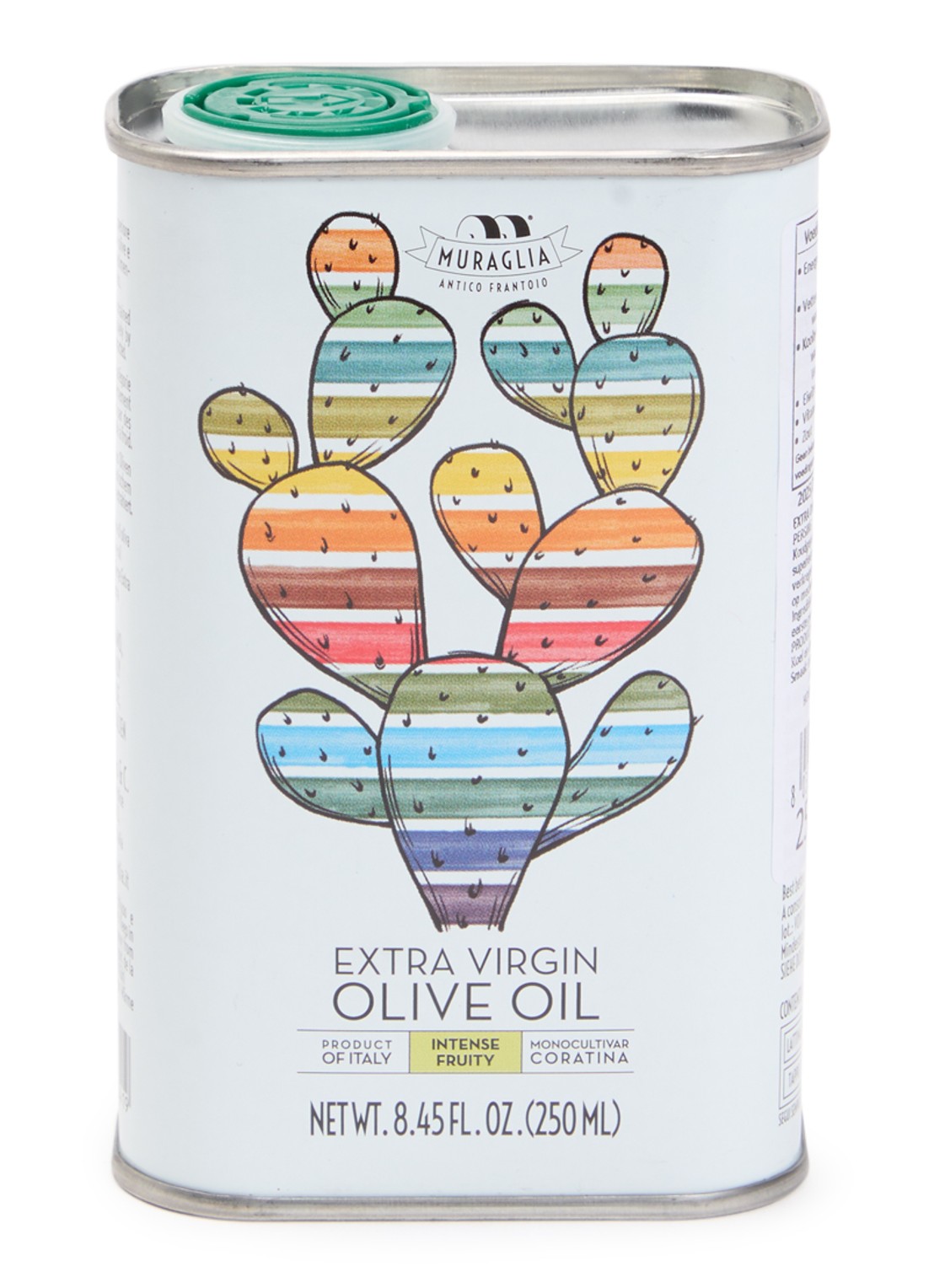 Frantoio Muraglia Cactus extra vierge olijfolie 250 ml - voorkant 2 undefined