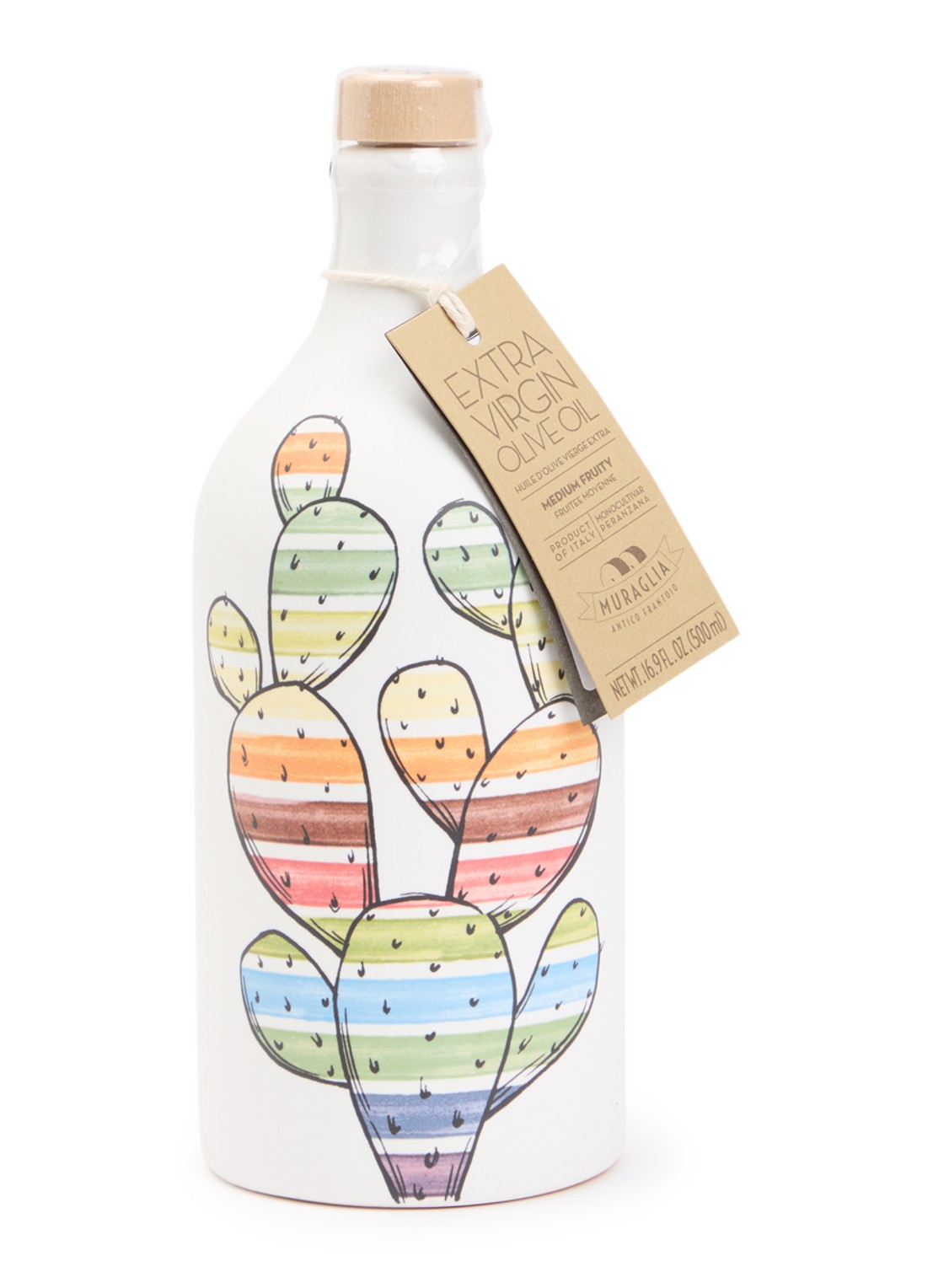 Frantoio Muraglia Cactus extra vierge olijfolie 500 ml - voorkant undefined