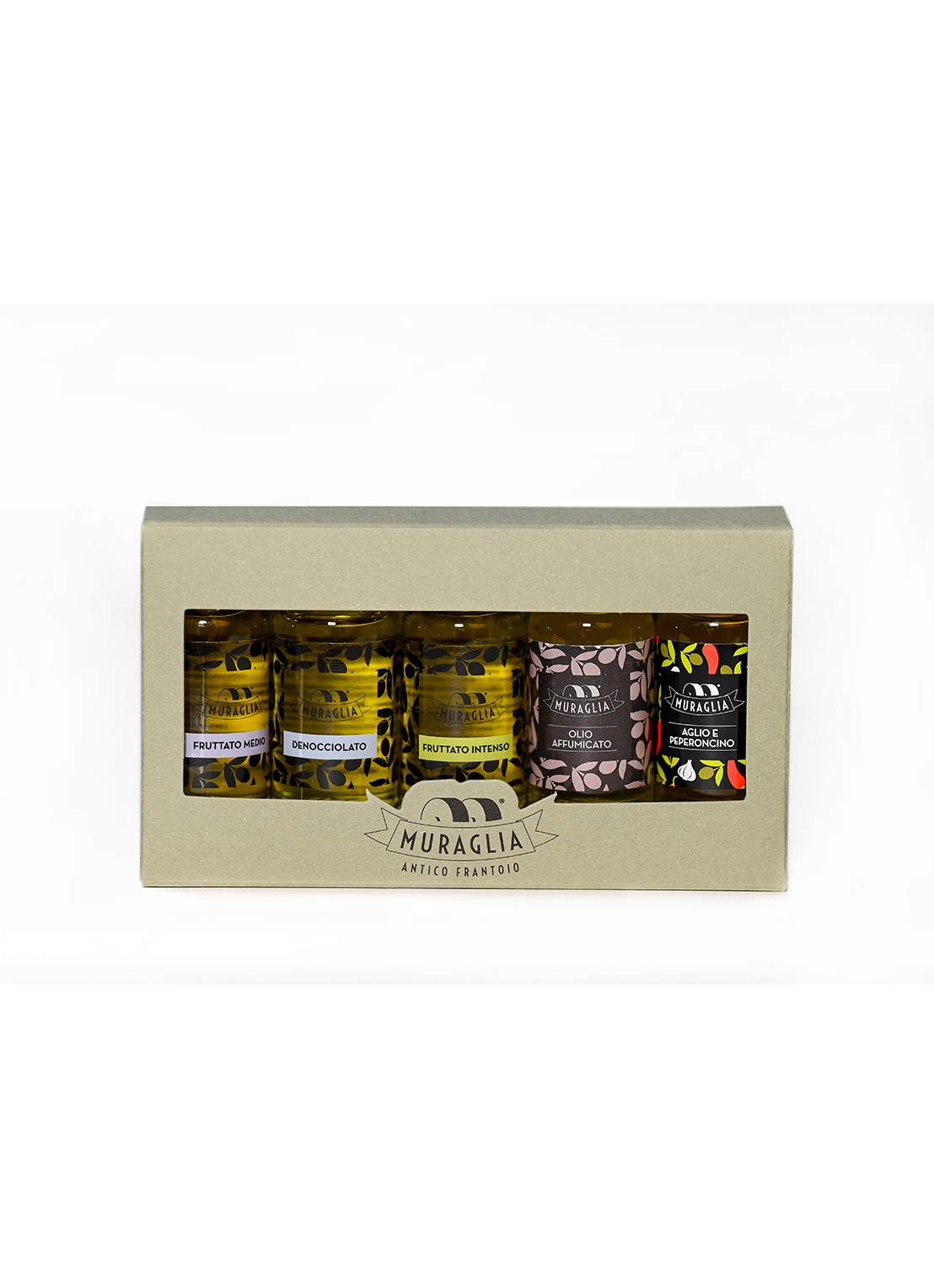 Frantoio Muraglia Essenza extra vierge olijfolie 5 x 20 ml - voorkant undefined