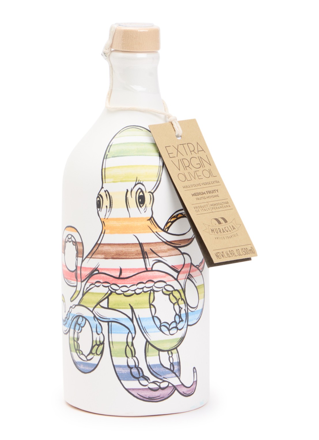 Frantoio Muraglia Octopus extra vierge olijfolie 500 ml - voorkant undefined