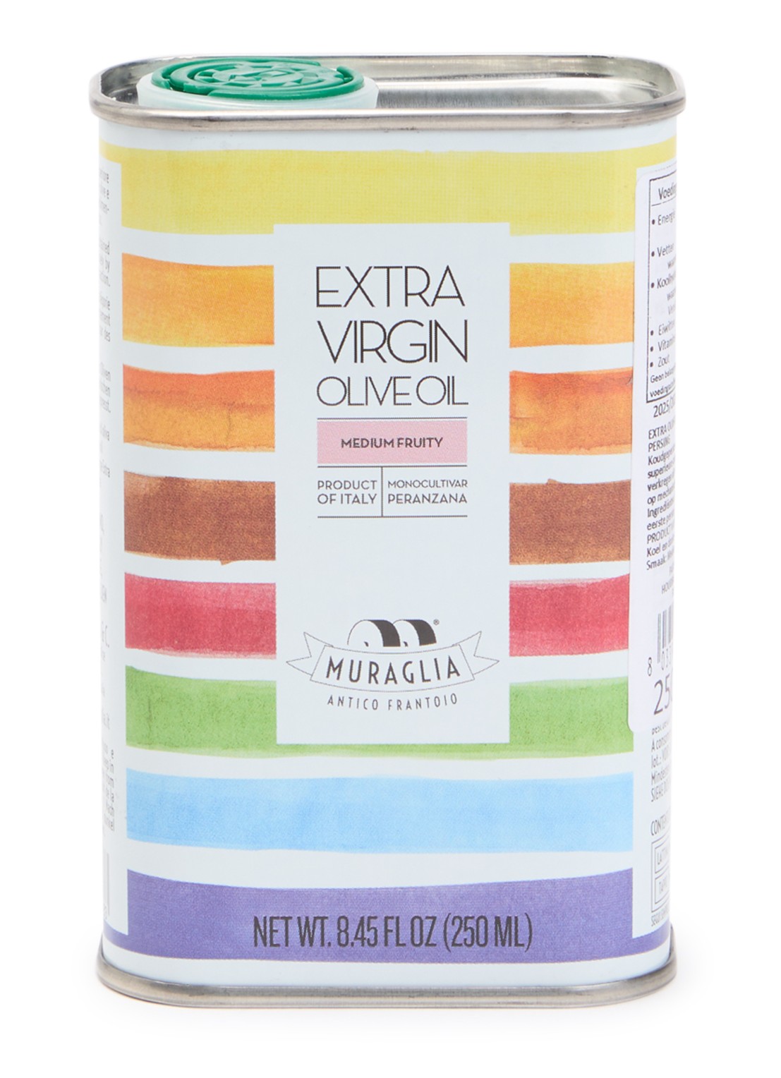 Frantoio Muraglia Rainbow extra vierge olijfolie 250 ml - voorkant 4 undefined
