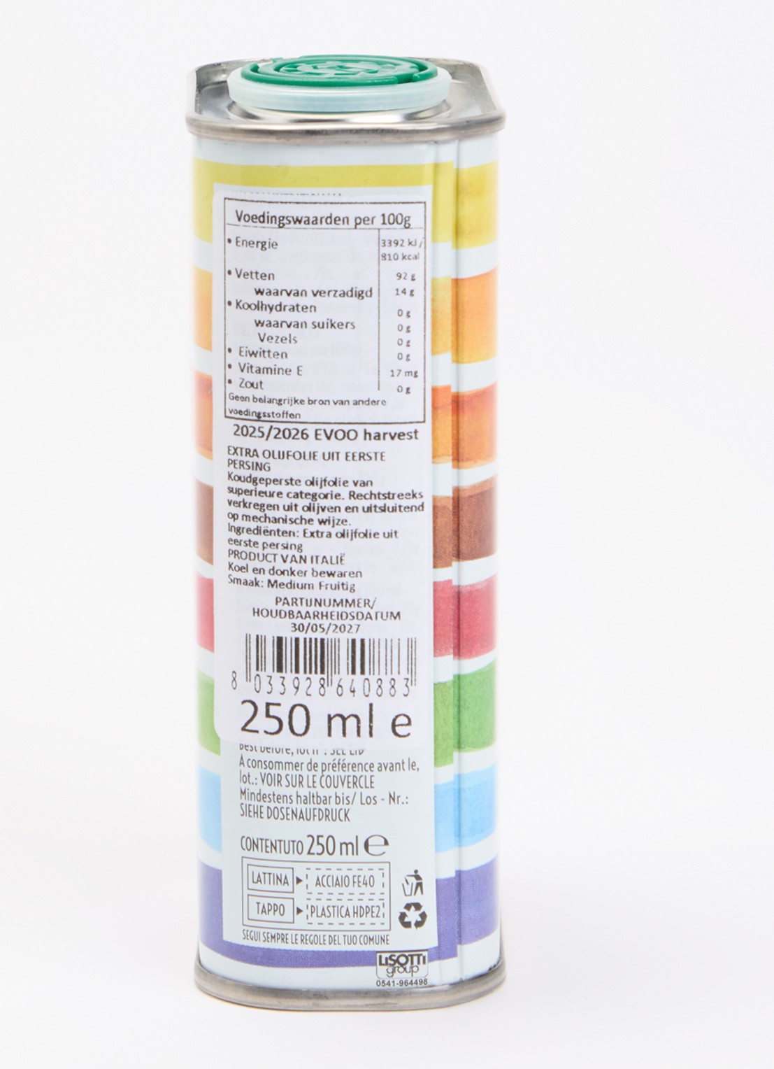 Frantoio Muraglia Rainbow extra vierge olijfolie 250 ml - voorkant 5 undefined