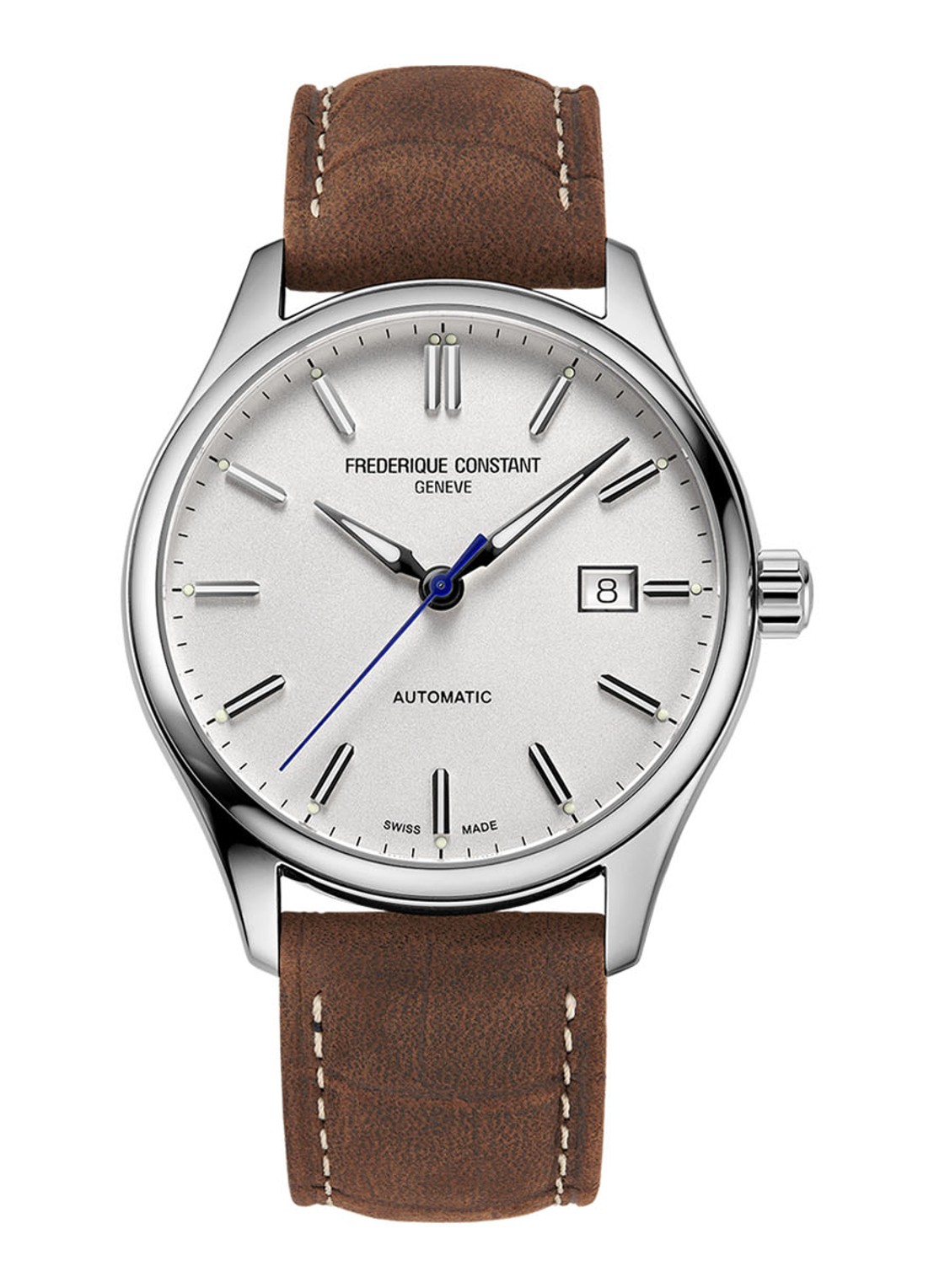Frederique Constant Classic Index Automatic horloge FC-303NS5B6 - voorkant 2 zilver