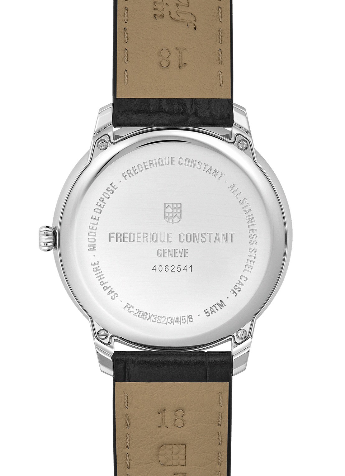 Frederique Constant Classic Moneta horloge FC-206B3S6 - detail 3 zilver