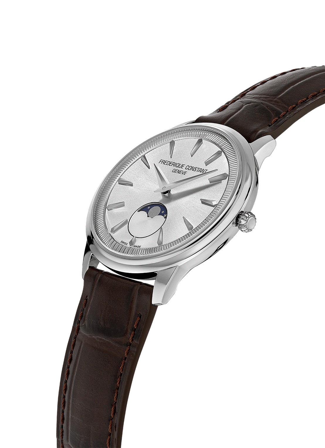 Frederique Constant Classic Moneta horloge FC-206S3S6 - detail 2 zilver