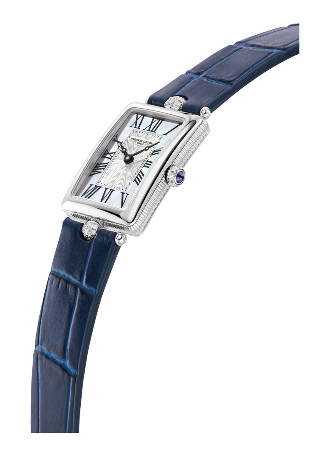 Frederique Constant Classics Art Deco Carree horloge FC-200MPW2AC2D6  - detail 3 zilver