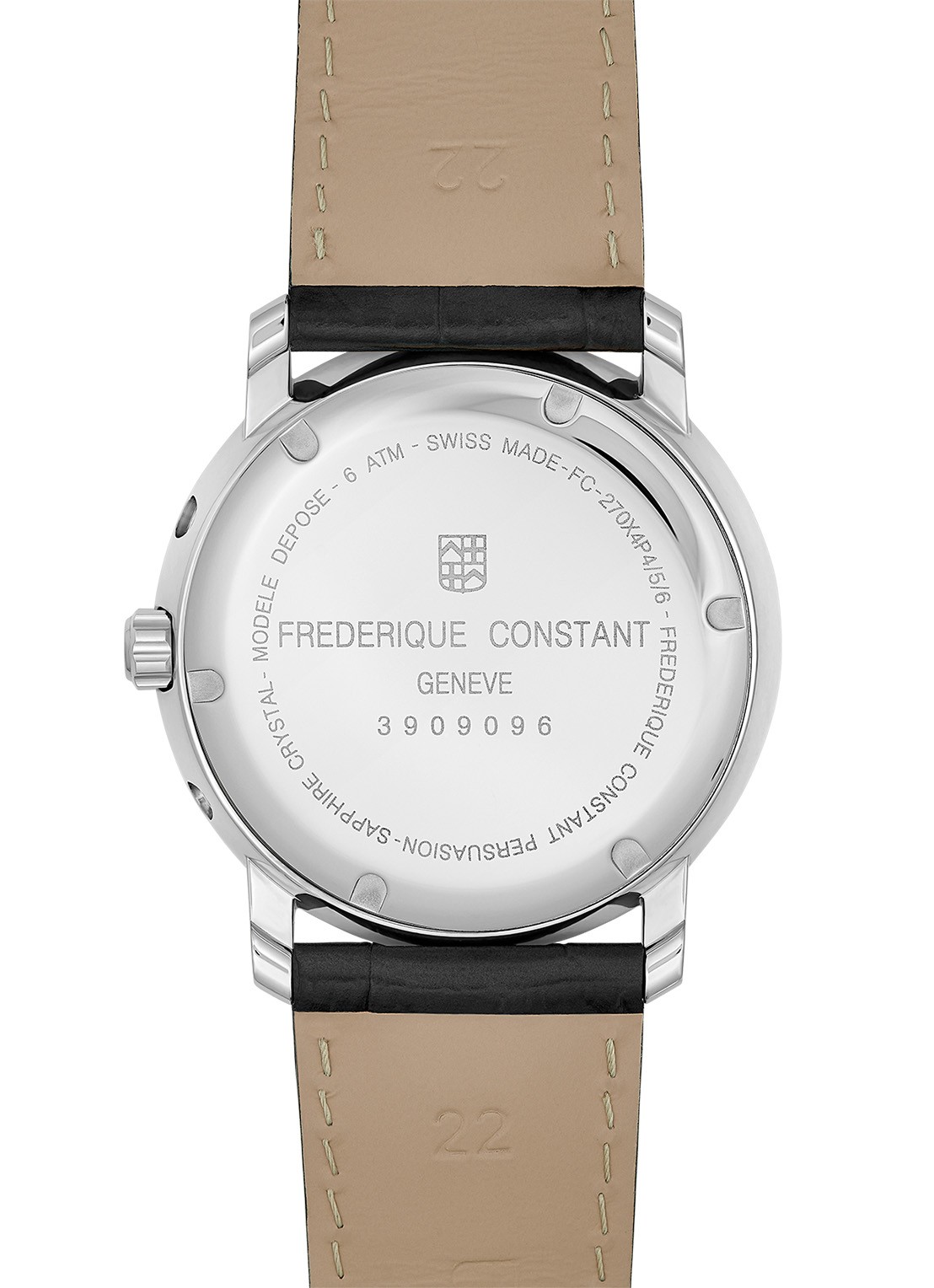 Frederique Constant Classics Index Business Timer horloge FC-270SW4P26 - detail 3 zilver