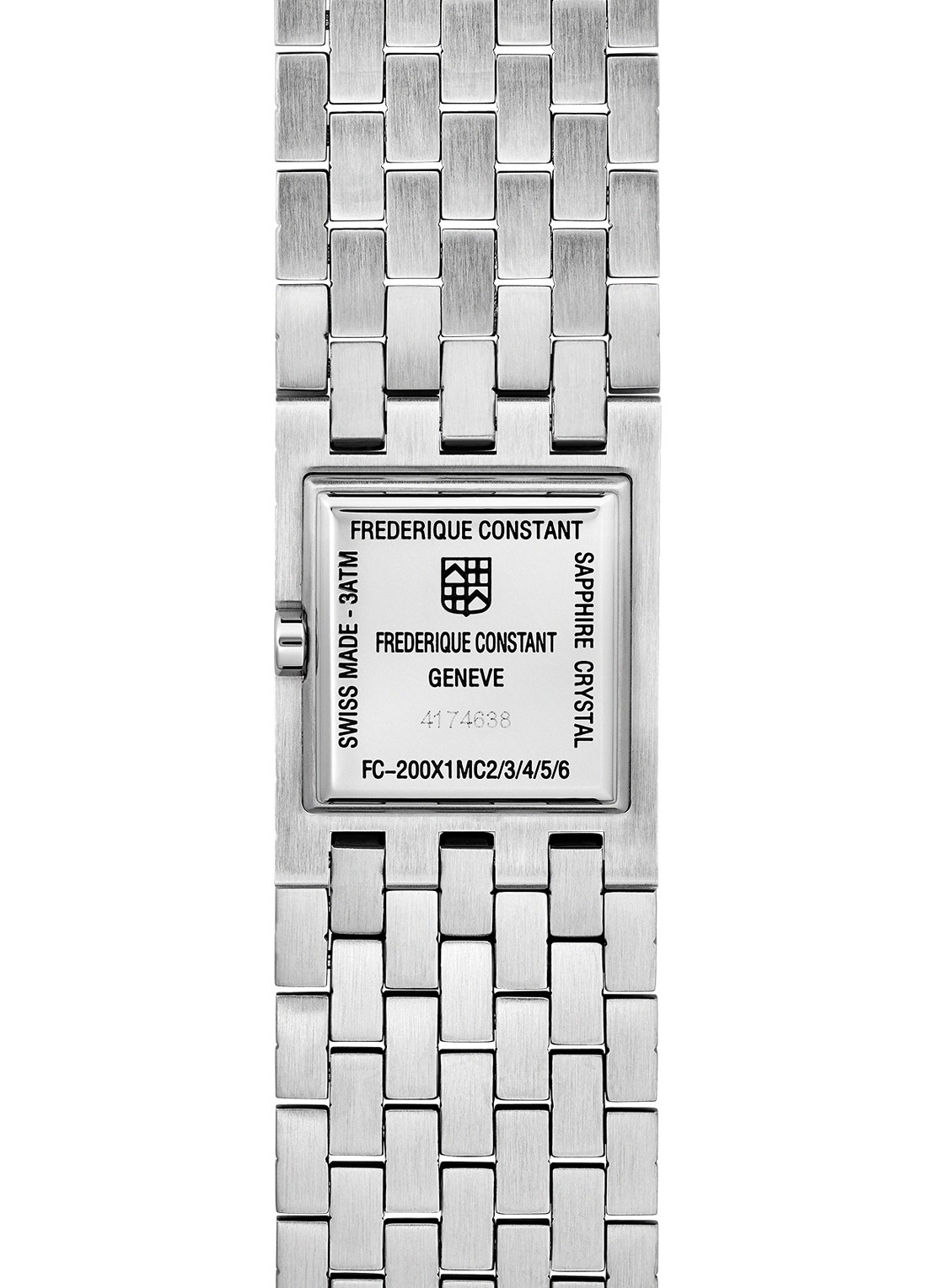 Frederique Constant Classics Manchette horloge FC-200ONB1MC6B - detail 4 zilver