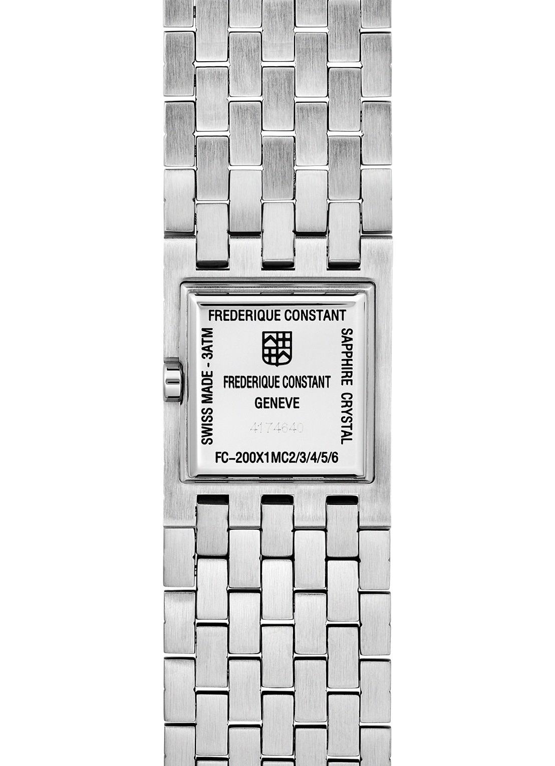 Frederique Constant Classics Manchette horloge FC-200WR1MC6B - detail 4 zilver