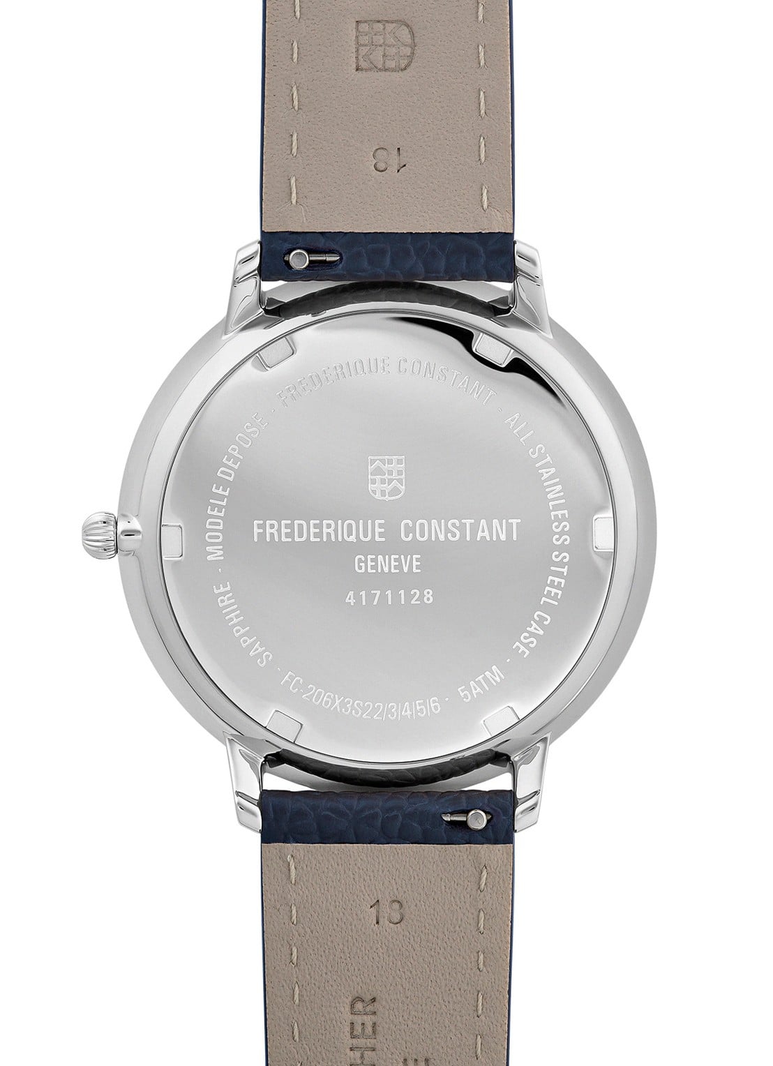 Frederique Constant Classics Quartz Moonphase horloge FC-206RS3S6 - detail 2 zilver