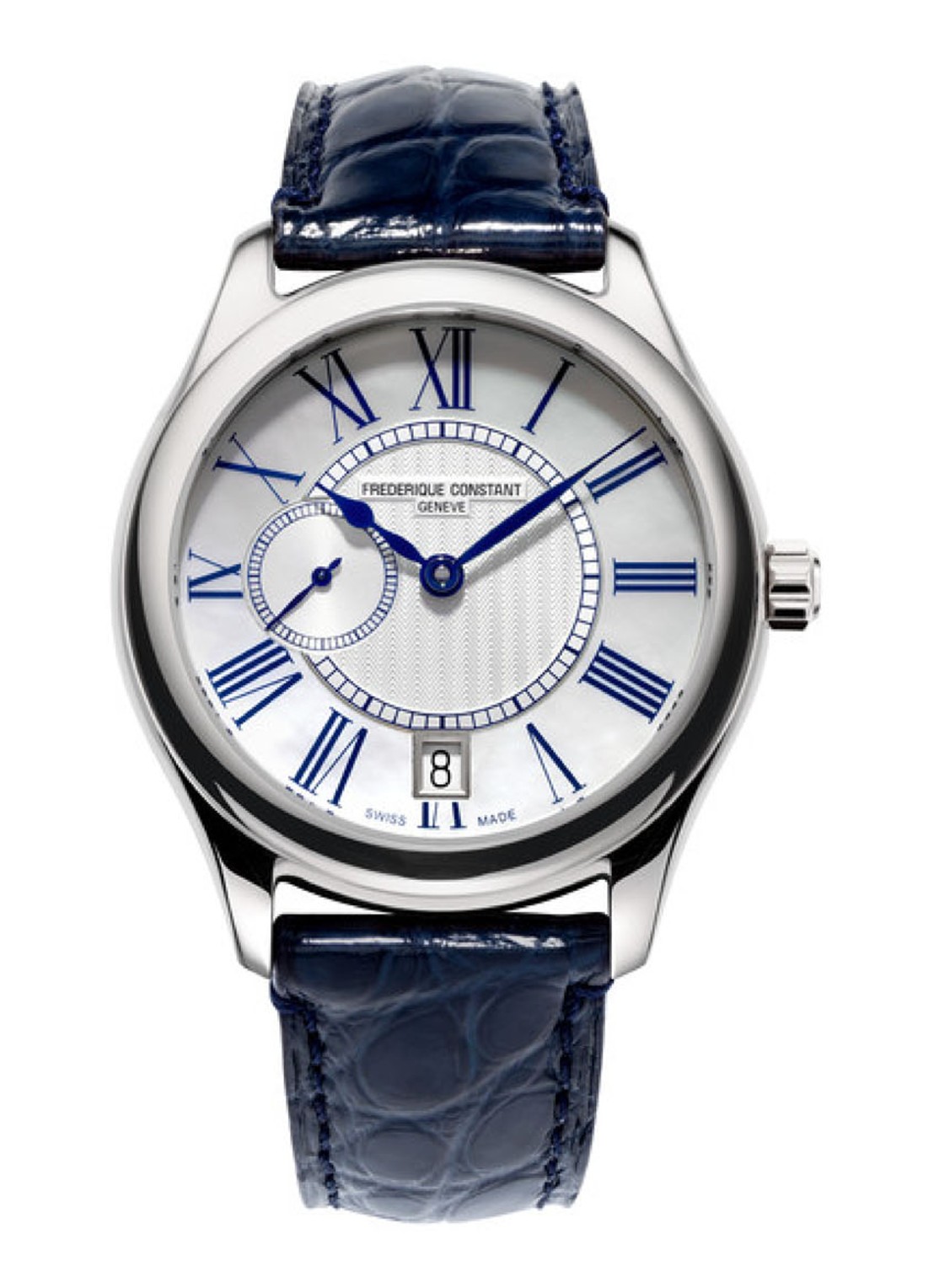 Frederique Constant Horloge FC-318MPWN3B6 - voorkant blauw