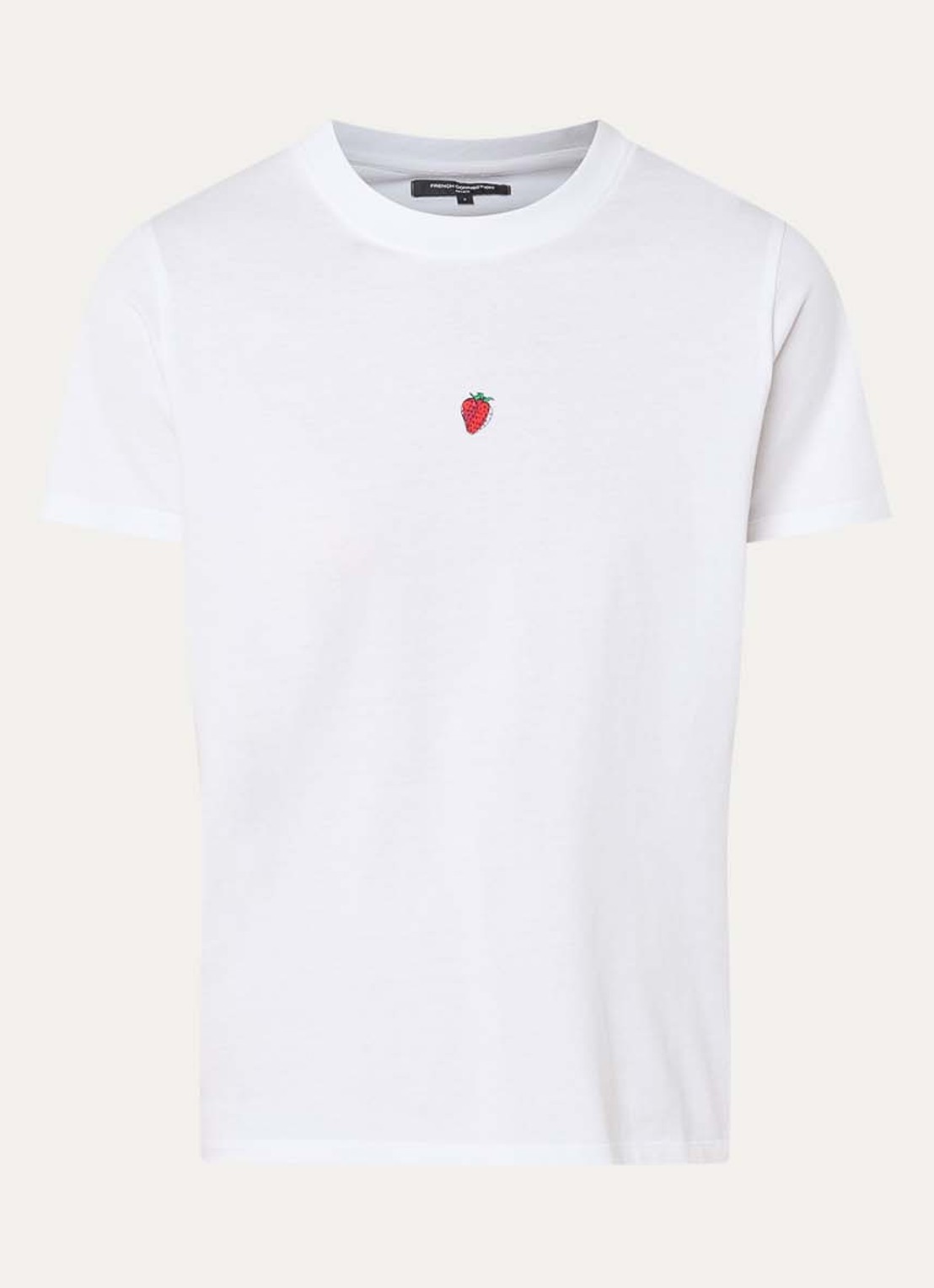 French Connection Cocktail T-shirt met print - voorkant 3 wit