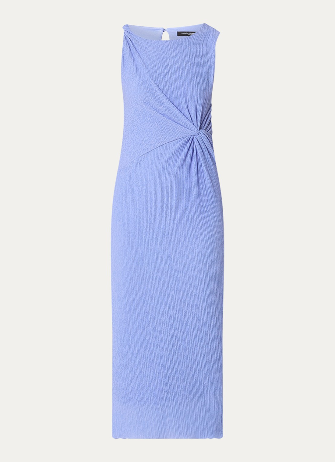 French Connection Ivy Cambria midi jurk met plissé - voorkant 2 lavendel
