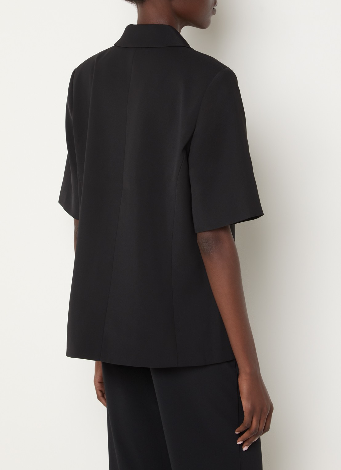French Connection Vinnie blazer met paspelzakken - achterkant 2 zwart