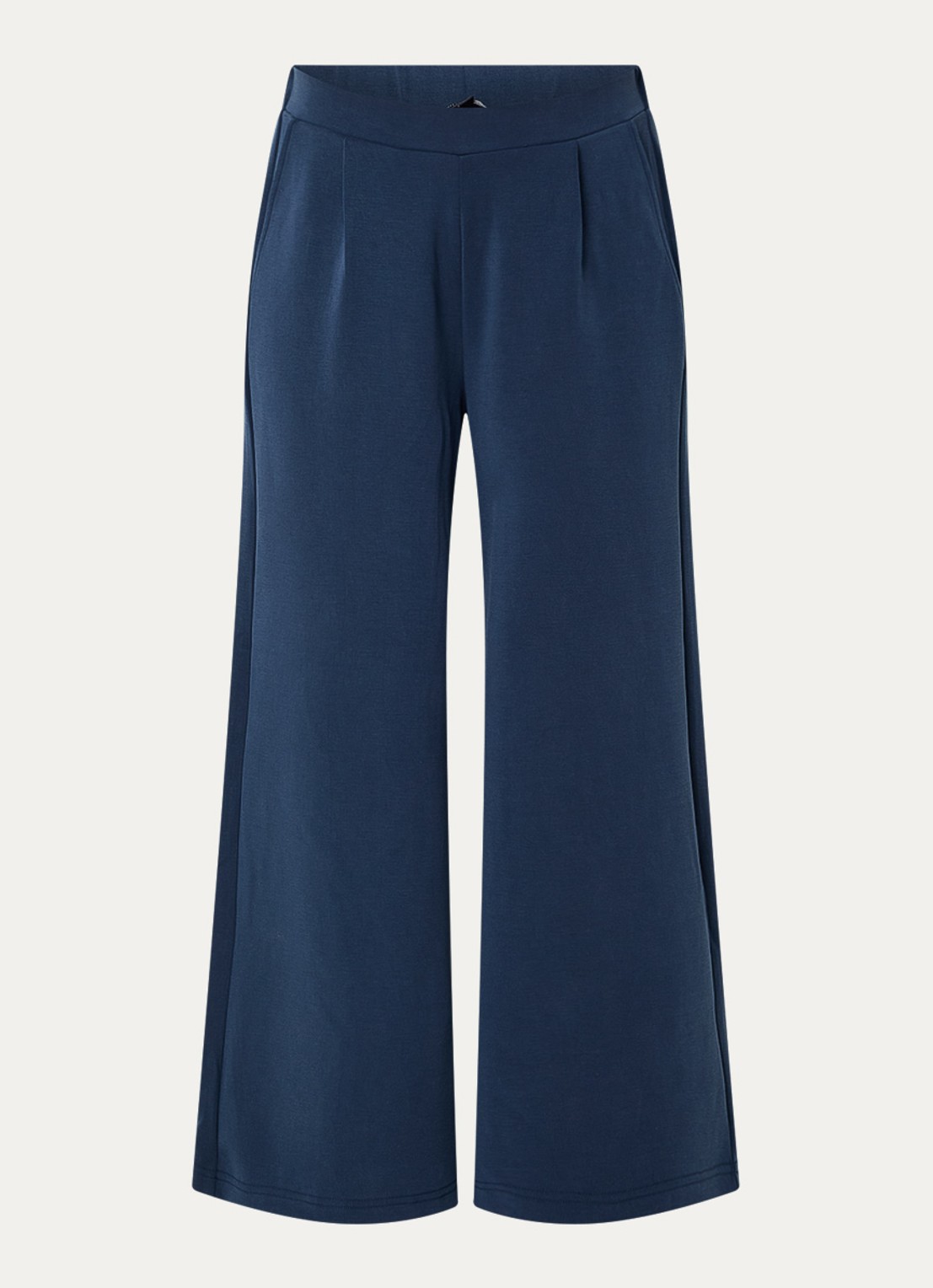 French Connection Wren high waist wide fit pantalon met steekzakken - voorkant indigo