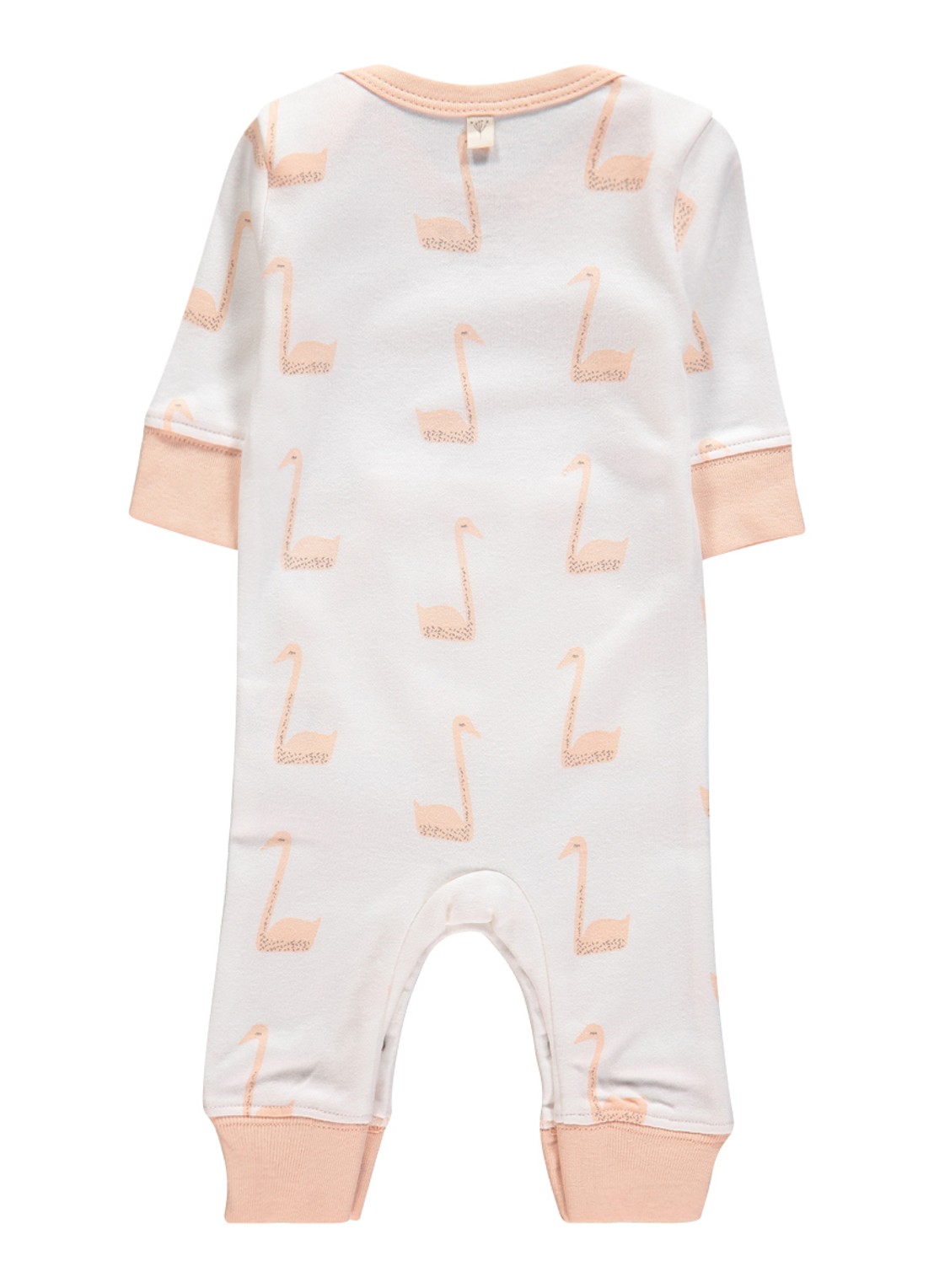 Fresk Babypak met print en steekzakken - achterkant 4 lichtroze