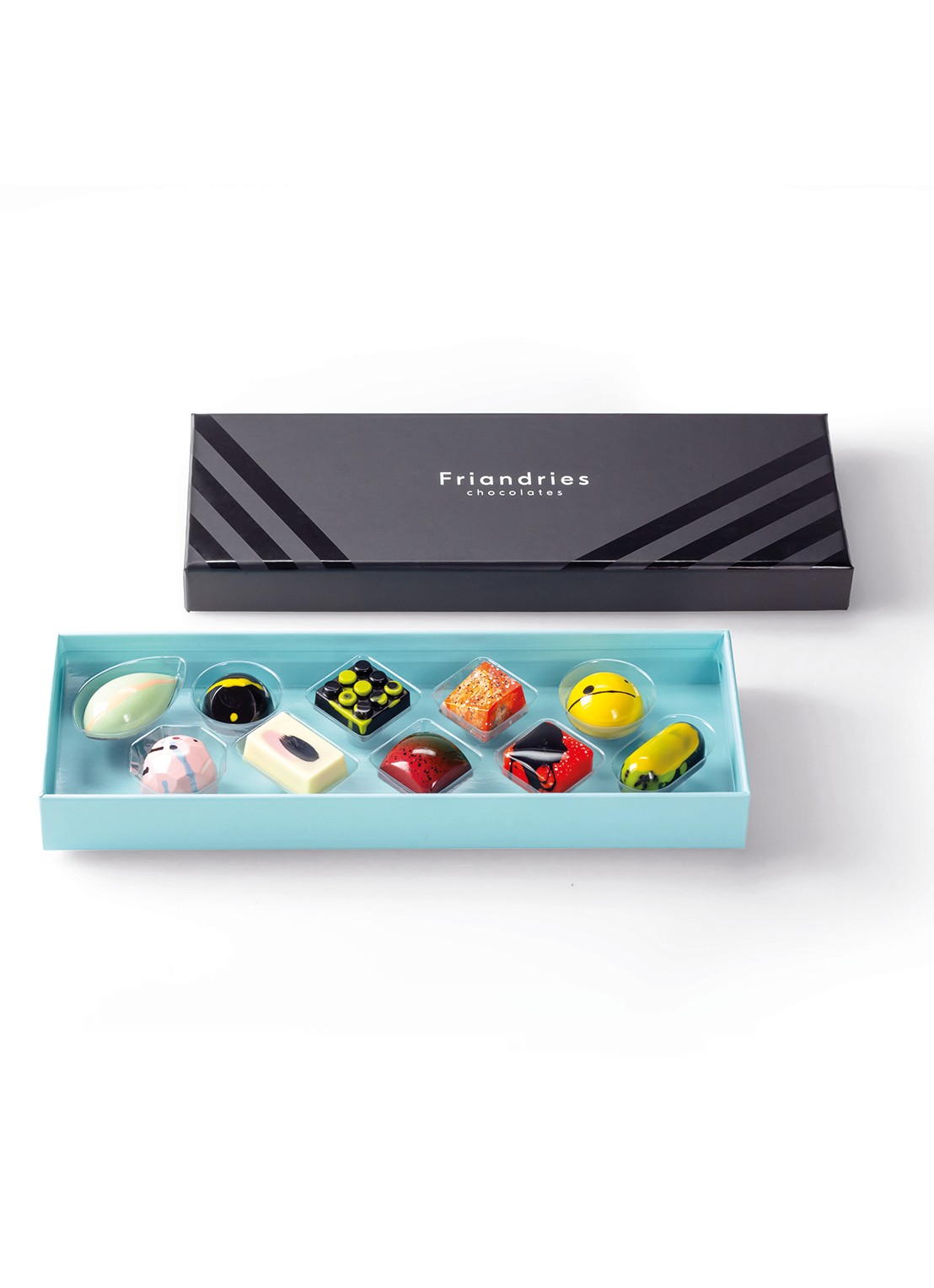 Friandries Combination One chocolade bonbons 10 stuks - voorkant undefined