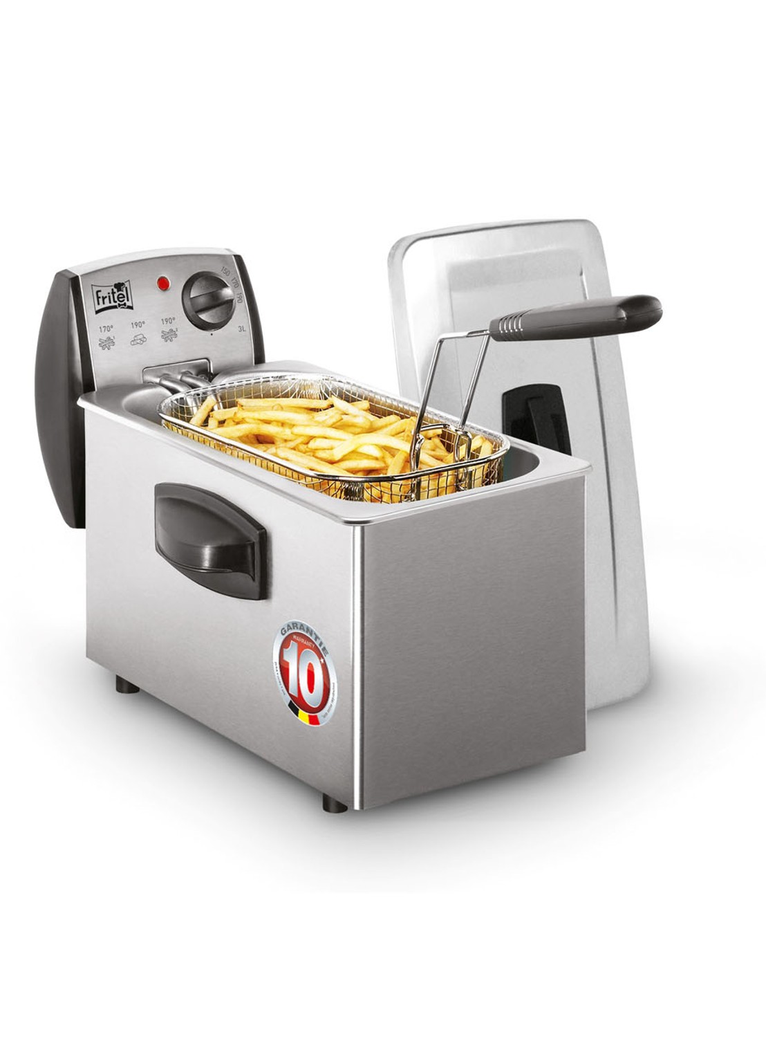 Fritel Frituurpan FR1450 141053 - voorkant 3 roestvrijstaal