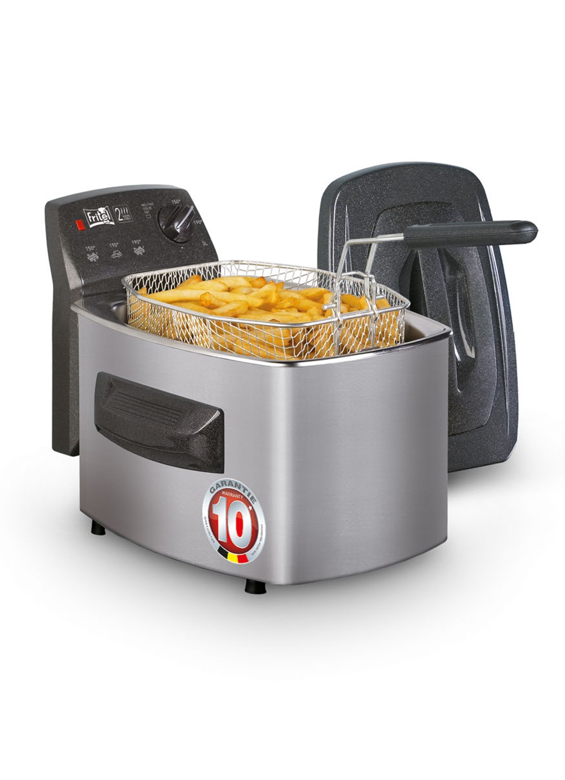 Fritel Turbo friteuse SF4340 137470 - voorkant zilver