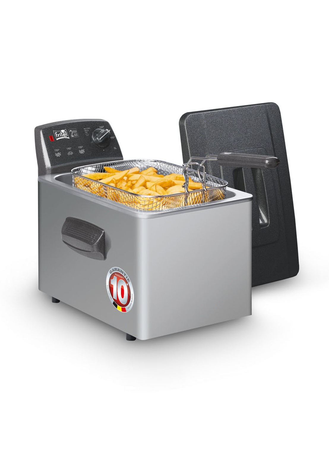 Fritel Turbo frituurpan SF4551 137141 - voorkant zilver
