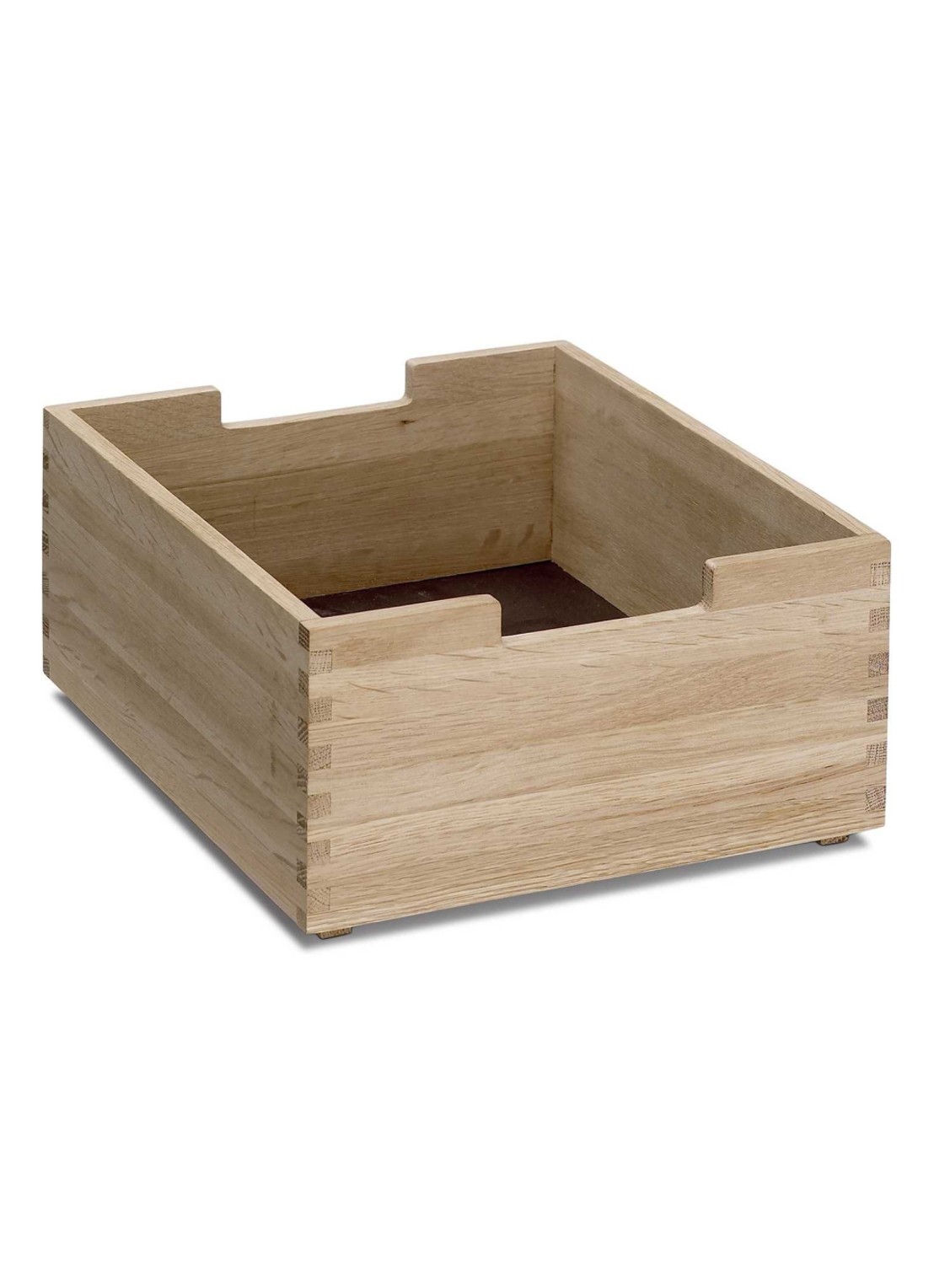 Fritz Hansen Cutter Box opbergbak low  - voorkant naturel