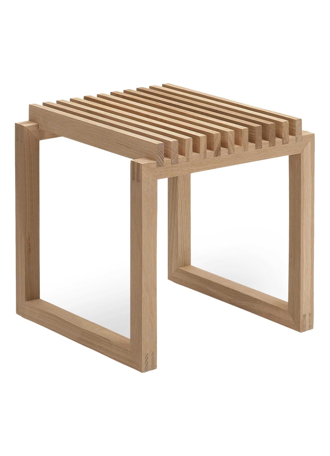 Fritz Hansen Cutter kruk  - voorkant naturel