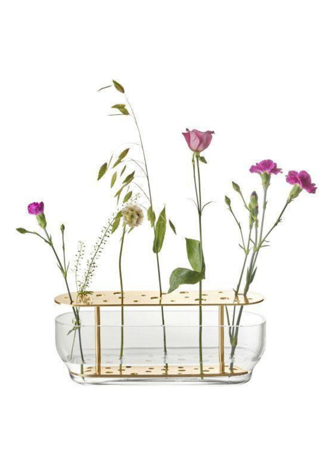 Fritz Hansen Ikebana vaas 10 cm - voorkant goud