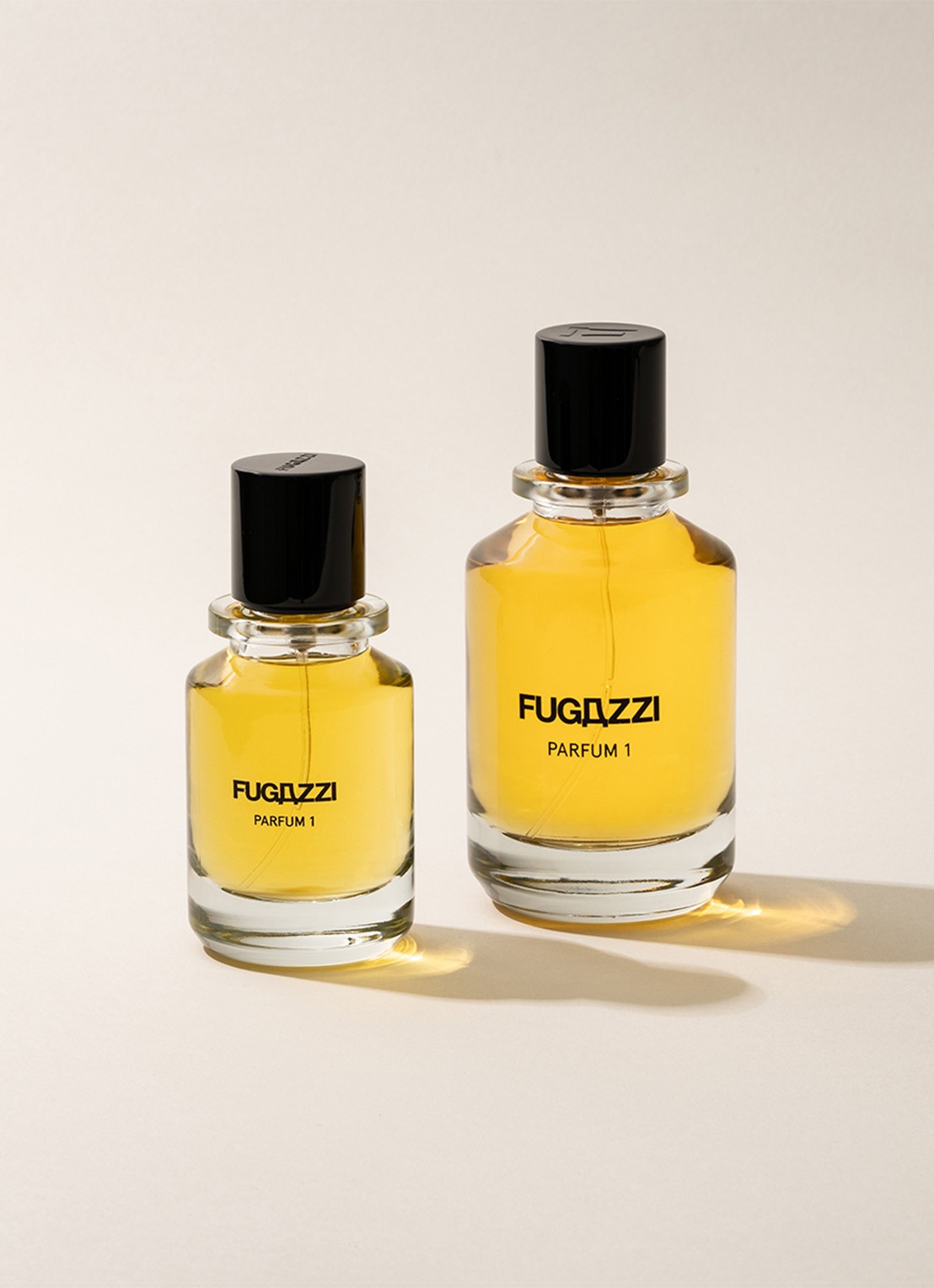 Fugazzi Parfum 1 Extrait de Parfum - travel size - voorkant 3 beige