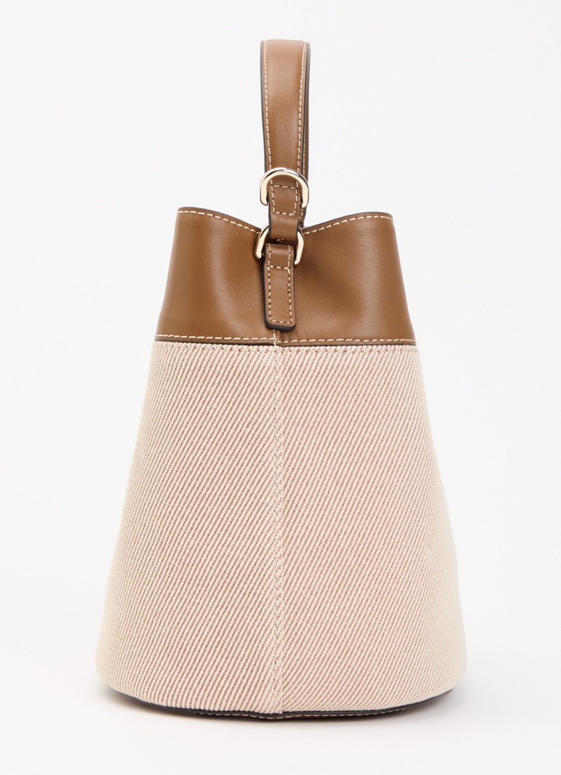FURLA Amelia handtas van leer met afneembare schouderriem  - detail 4 bruin