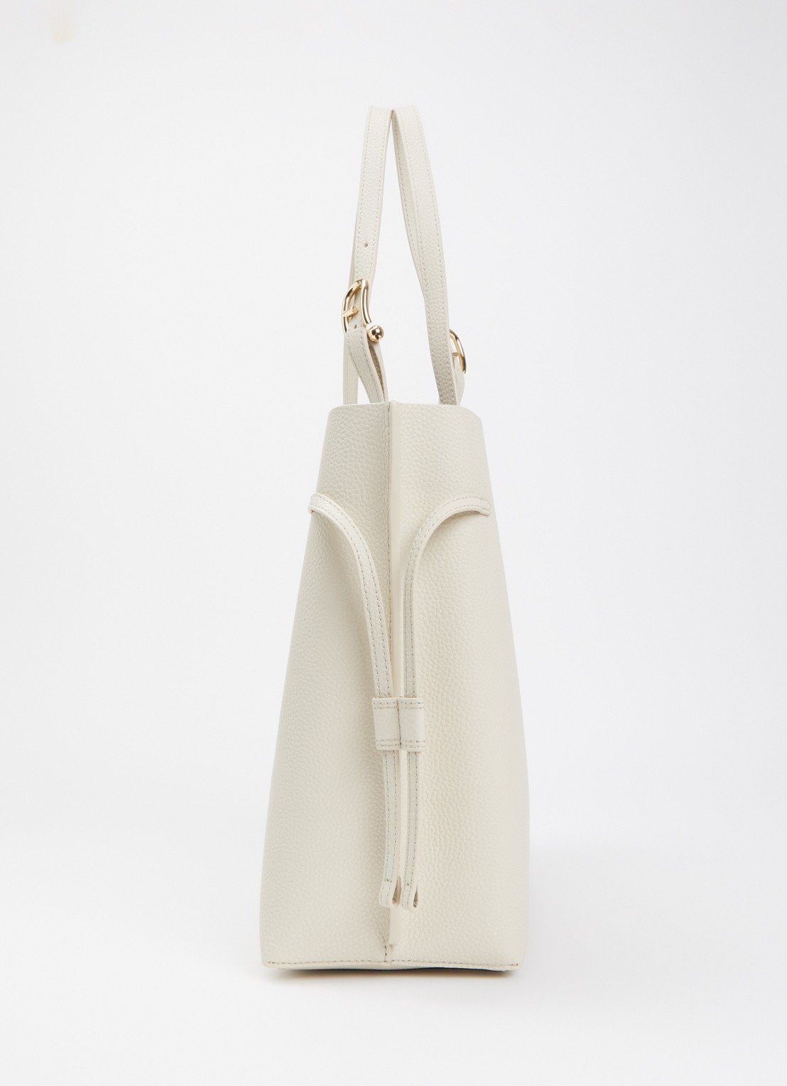 FURLA Ava L schoudertas van kalfsleer - detail 2 creme