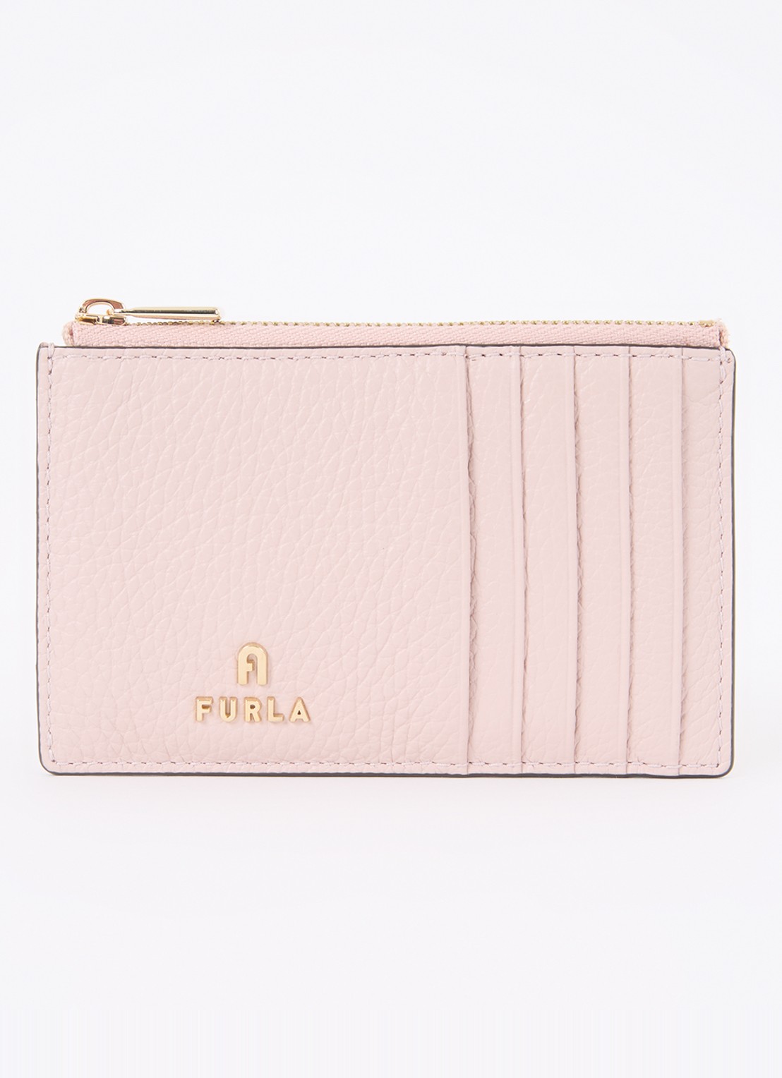 FURLA Camelia M pasjeshouder van leer - voorkant lichtroze