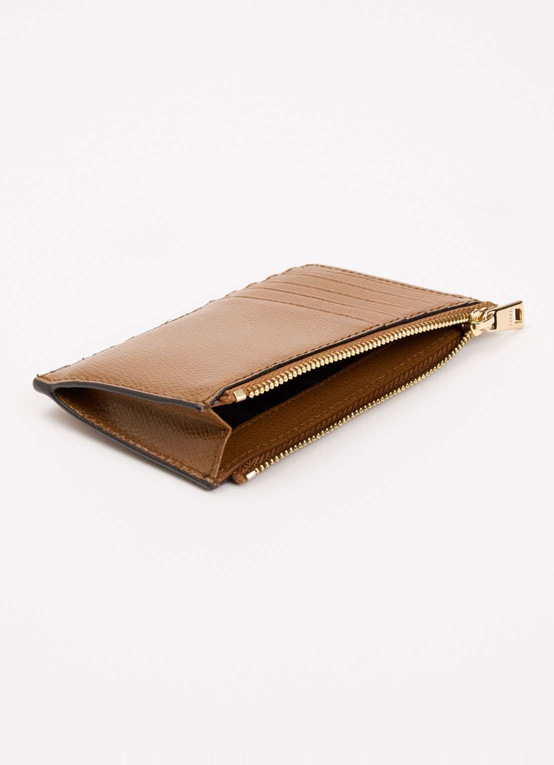 FURLA Camelia M pasjeshouder van leer - voorkant 2 cognac