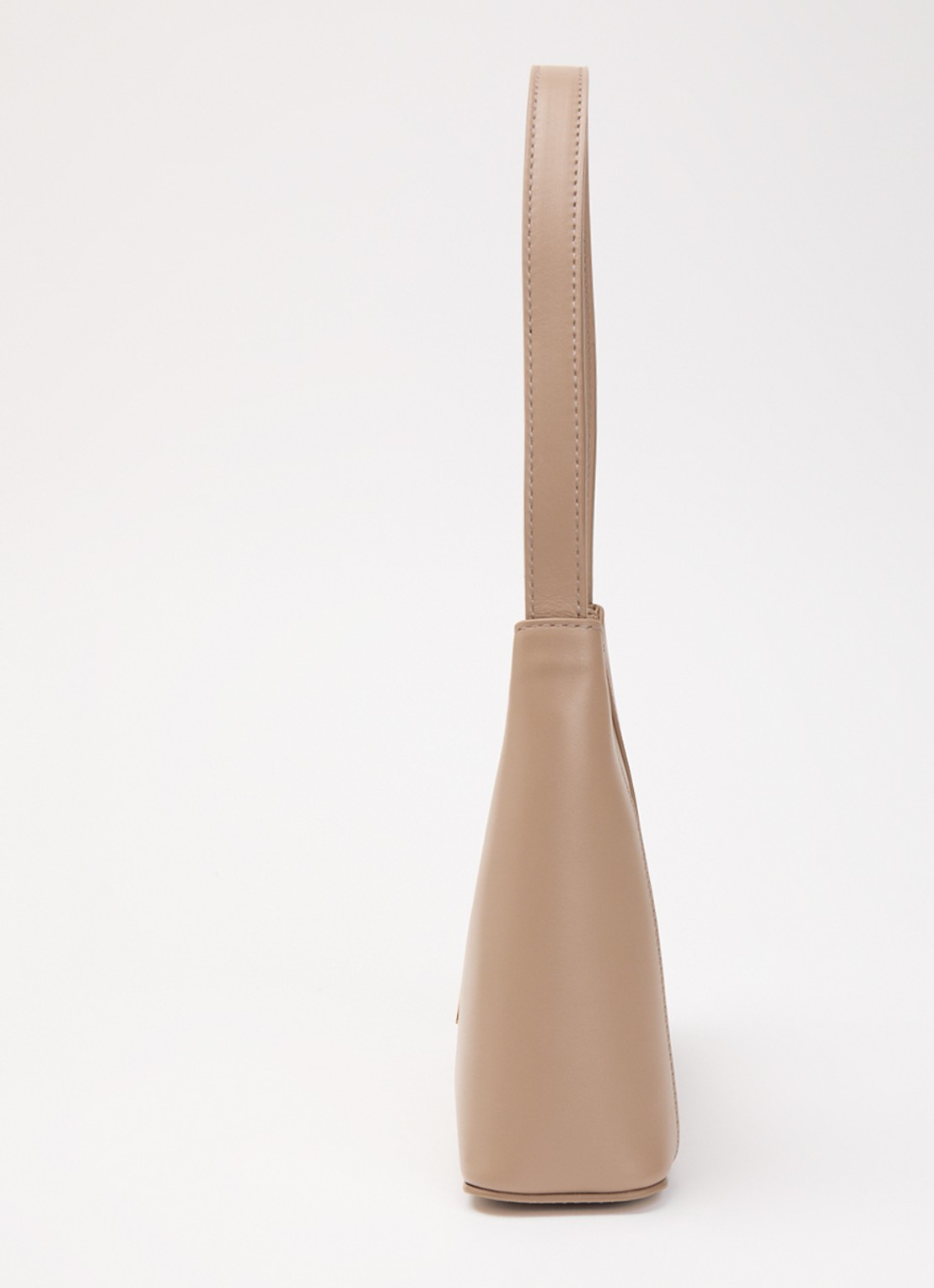 FURLA Diamante Mini schoudertas van leer - detail 4 donkerbeige