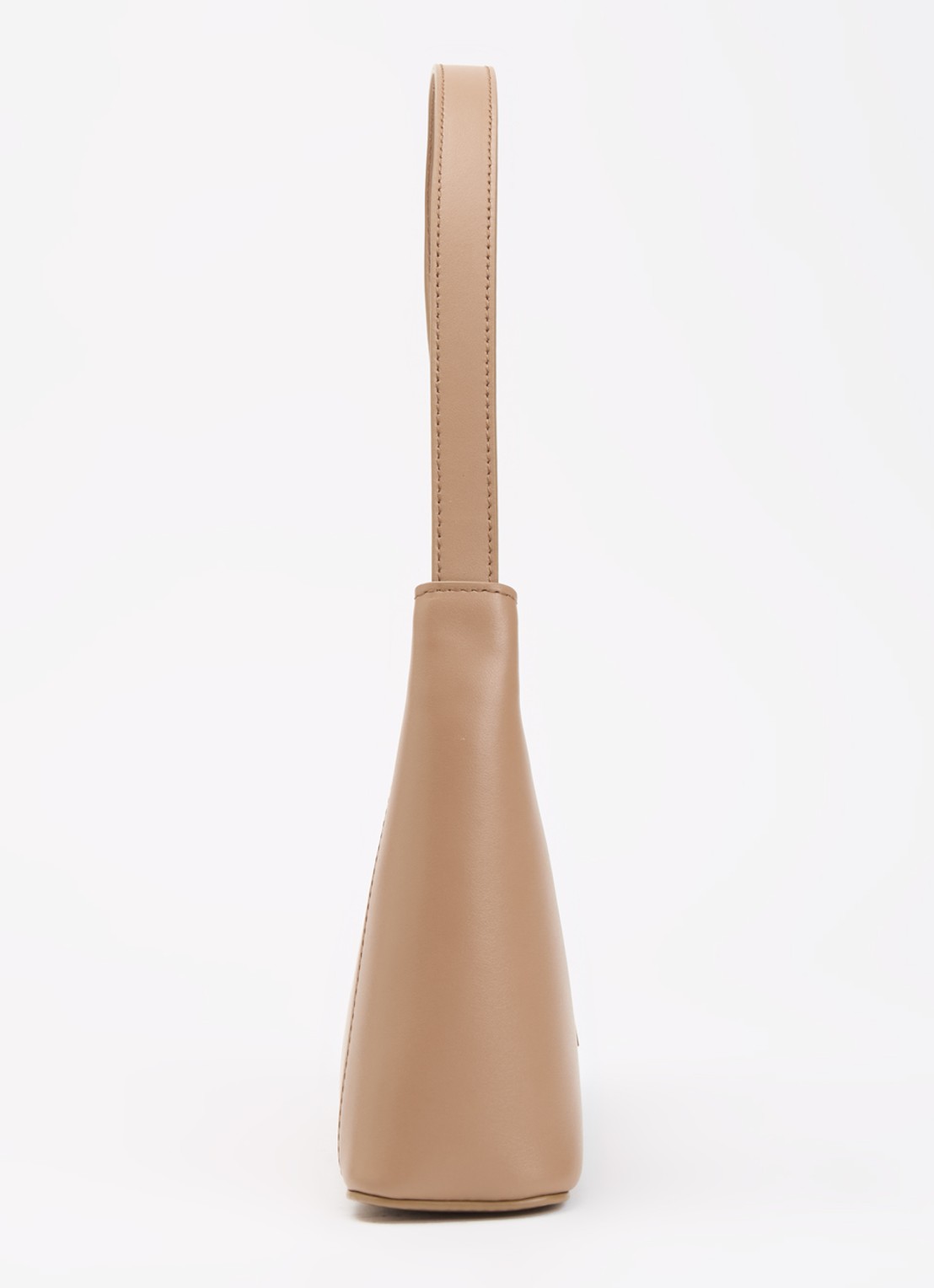 FURLA Diamante Mini schoudertas van leer - detail 3 donkerbeige
