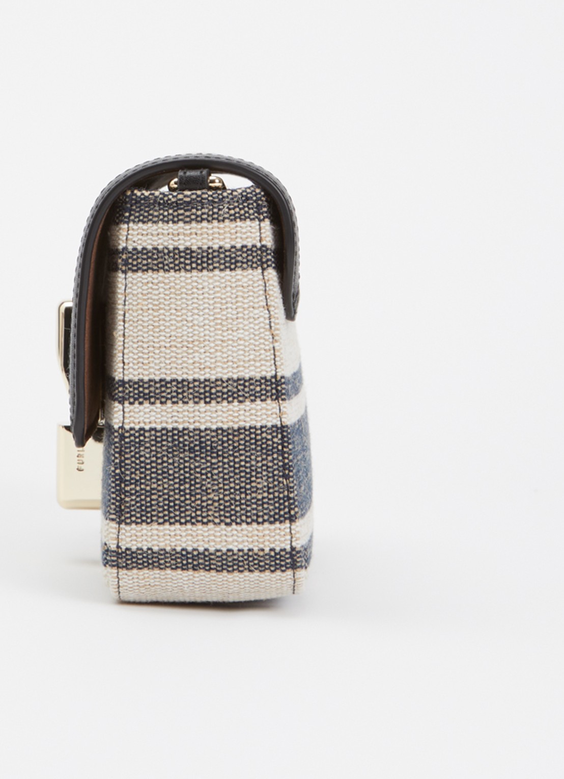 FURLA Iride S crossbodytas met afneembare schouderriem en details van leer - detail 2 donkergrijs