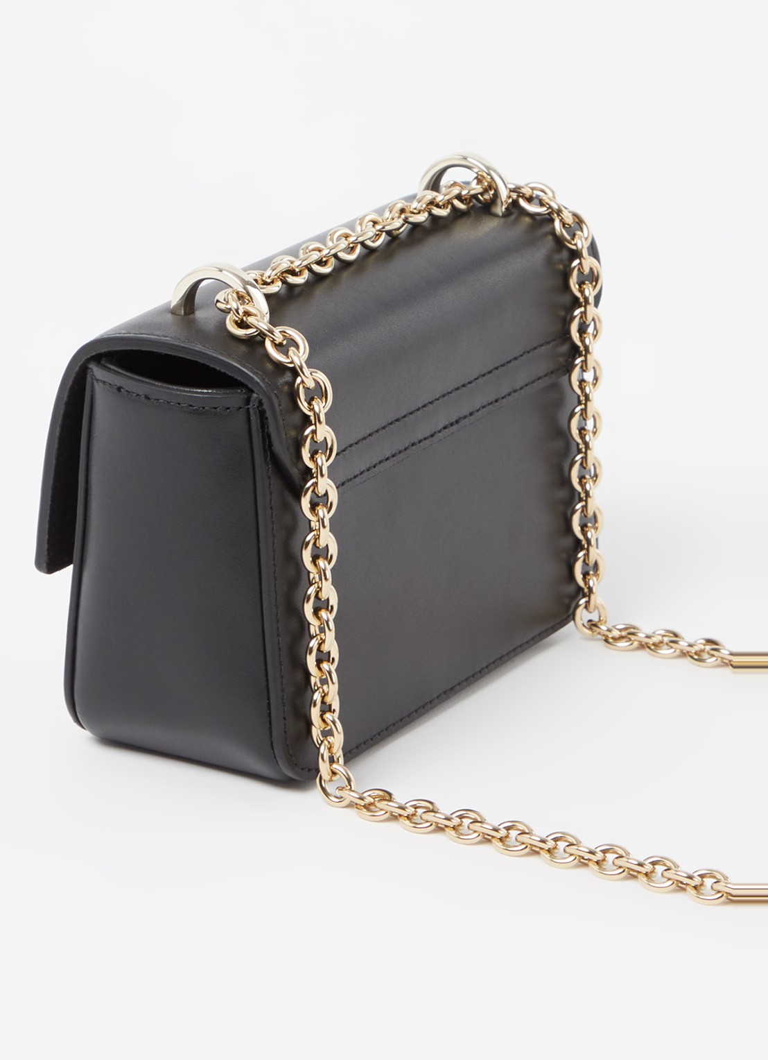 FURLA Metropolis Mini crossbodytas van leer - achterkant 2 zwart