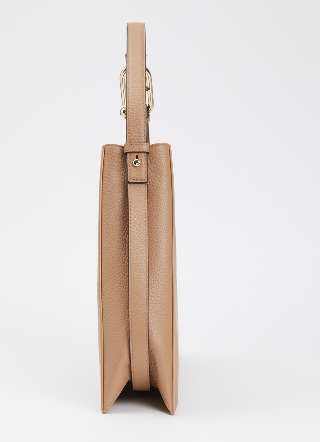 FURLA Nuvola L schoudertas van kalfsleer - detail 4 beige