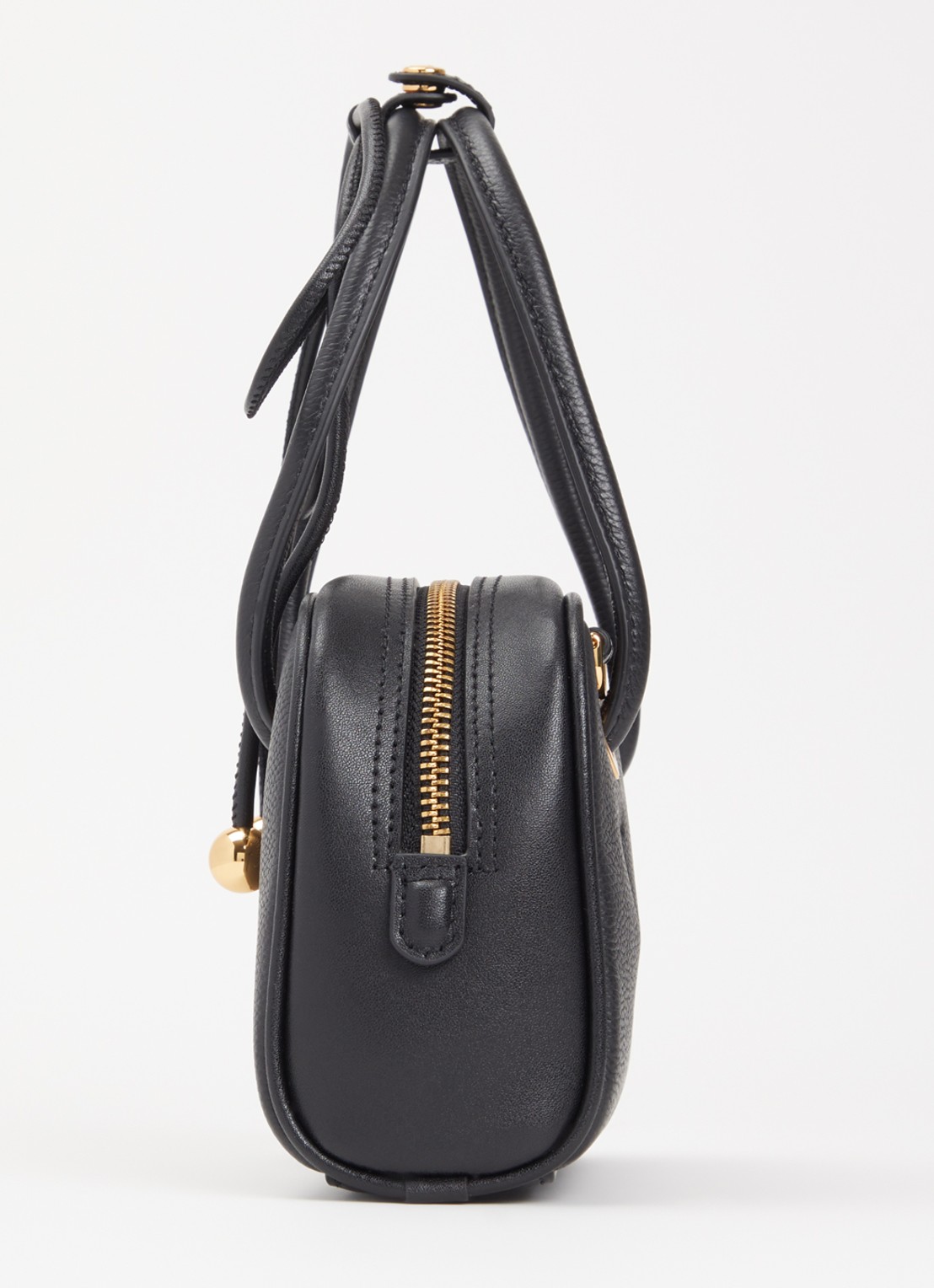 FURLA Poppy Mini handtas van leer - detail 2 zwart