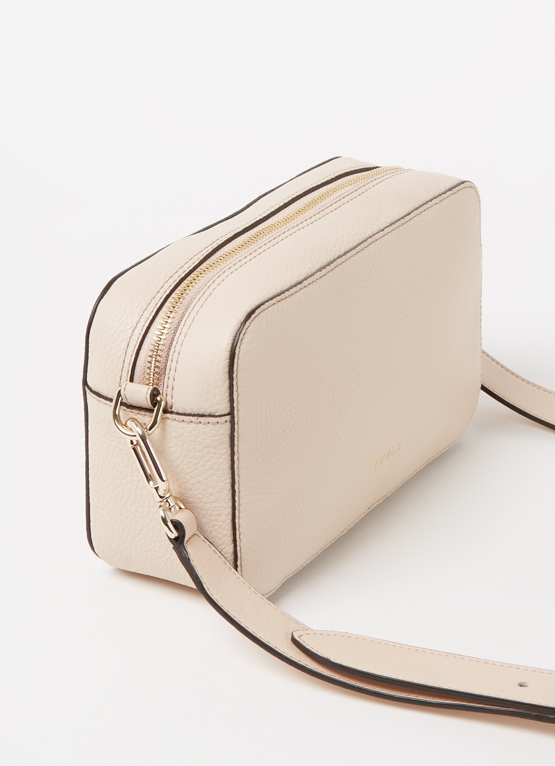 FURLA Primula S crossbodytas van leer - achterkant 2 roze