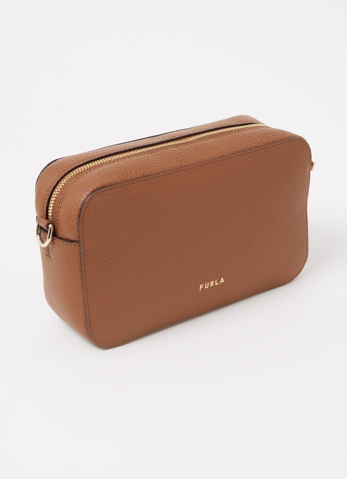 FURLA Primula S crossbodytas van leer - achterkant 2 bruin