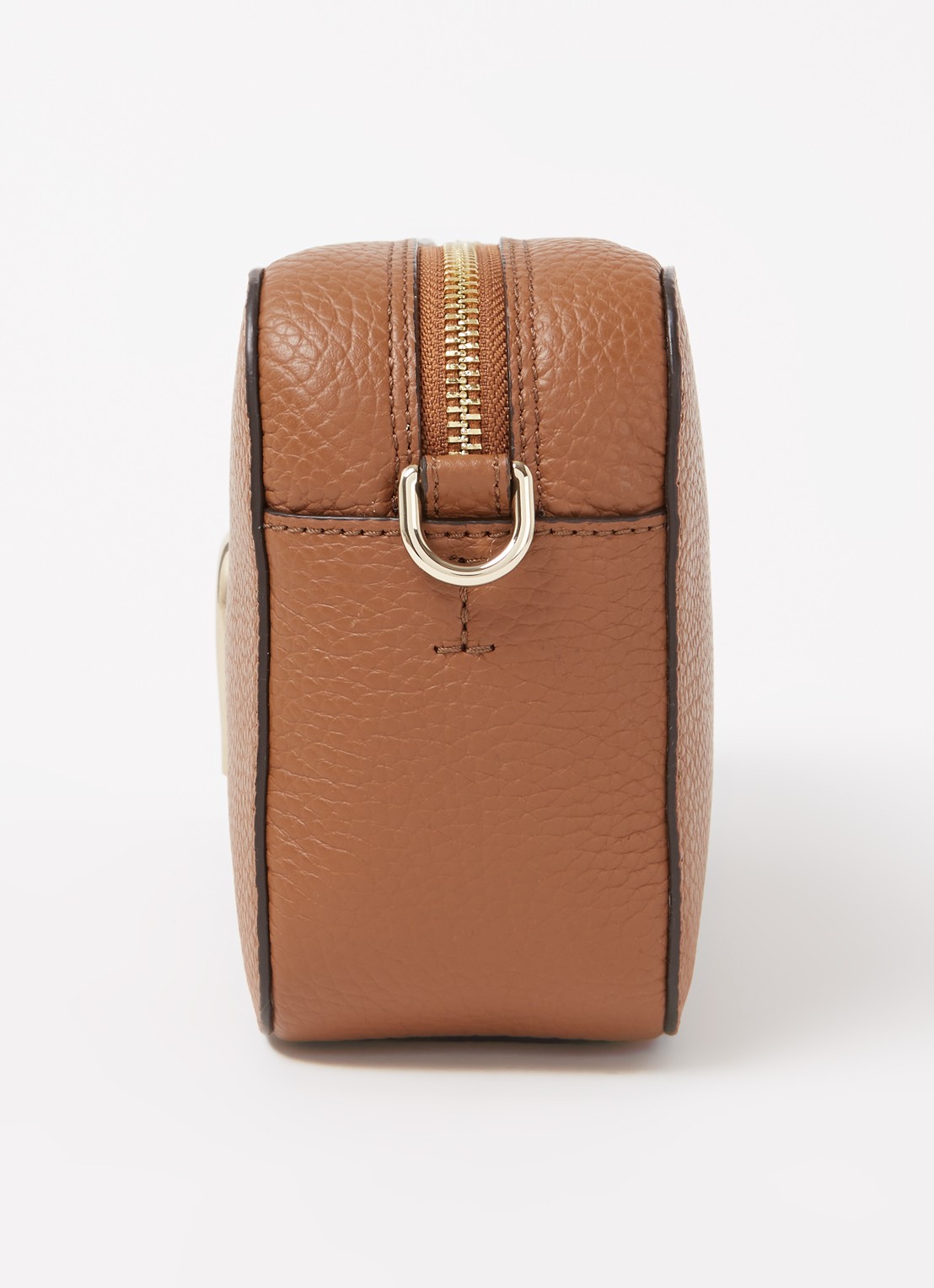 FURLA Primula S crossbodytas van leer - detail 4 bruin