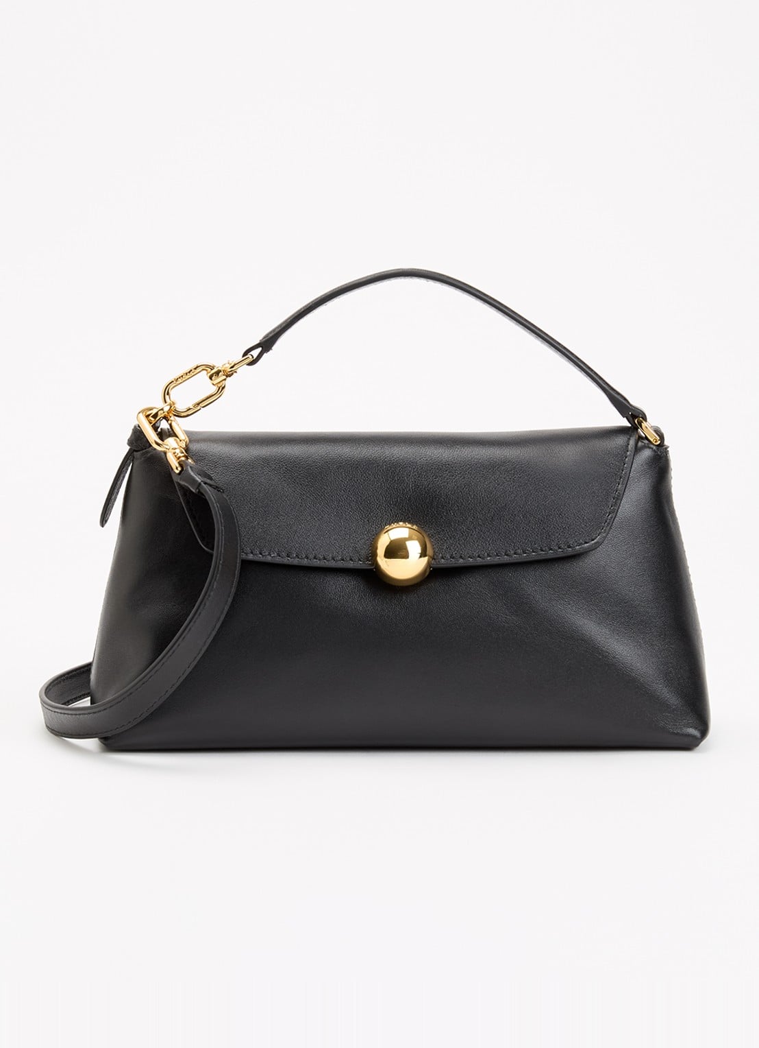 FURLA Sfera crossbodytas met afneembare schouderriem - voorkant 5 zwart