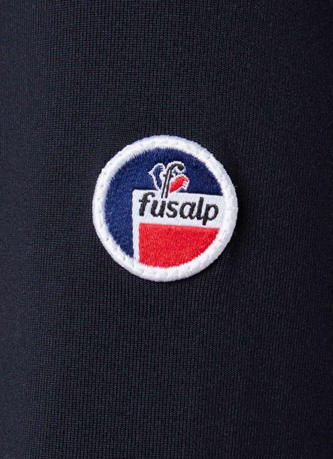 Fusalp Gemini skipully met halve rits - detail 2 zwart
