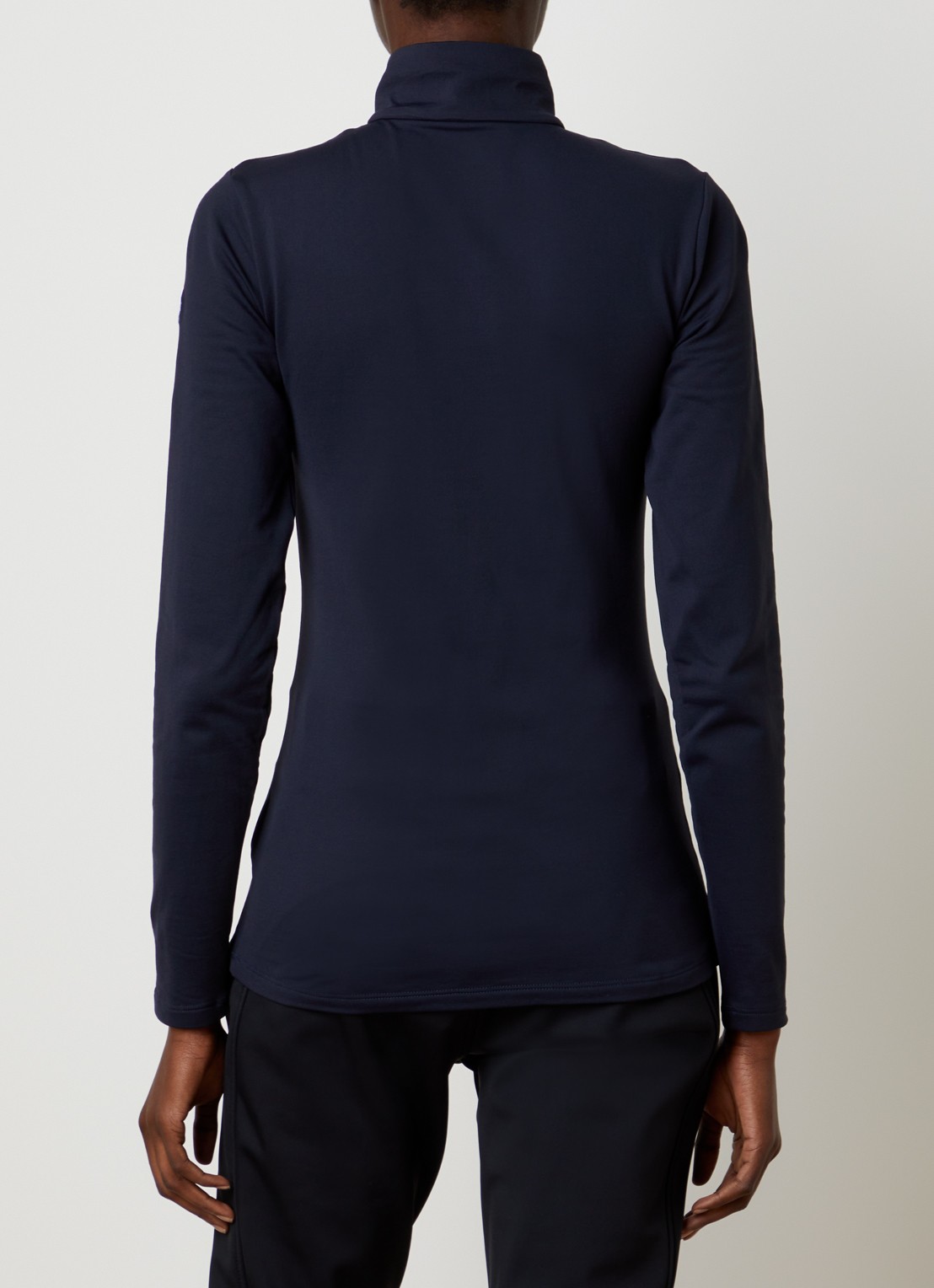 Fusalp Gemini skipully met halve rits - achterkant donkerblauw
