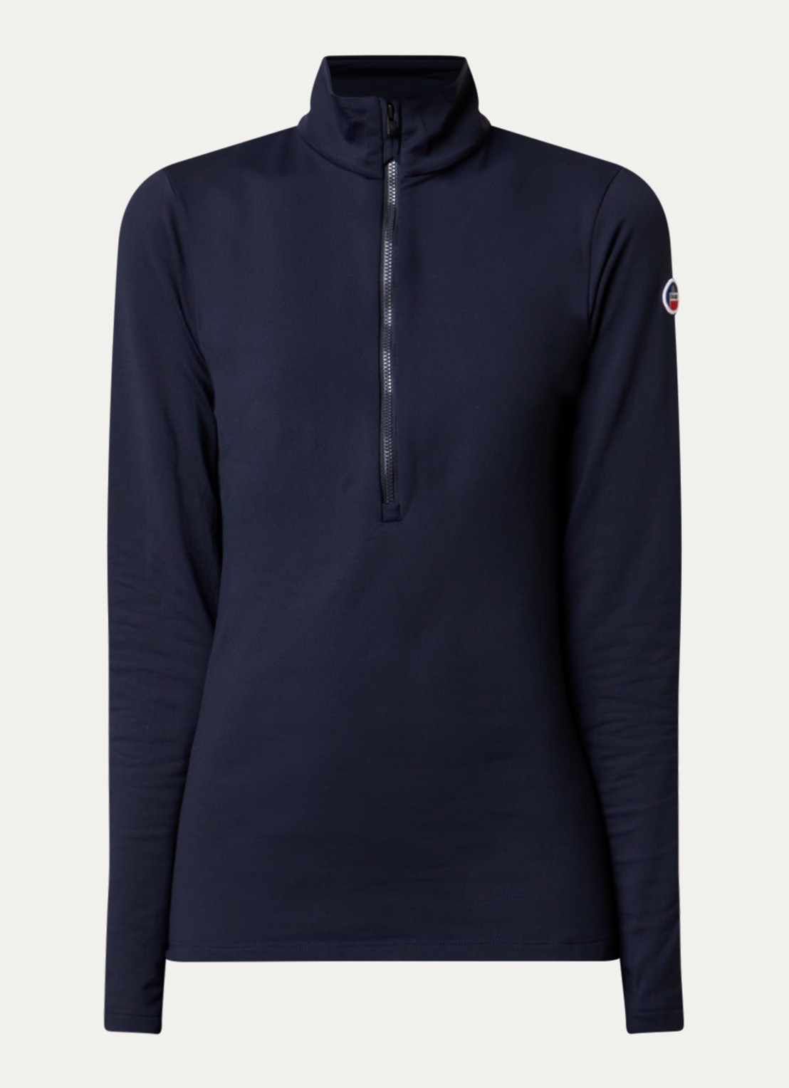 Fusalp Gemini skipully met halve rits - voorkant 4 donkerblauw