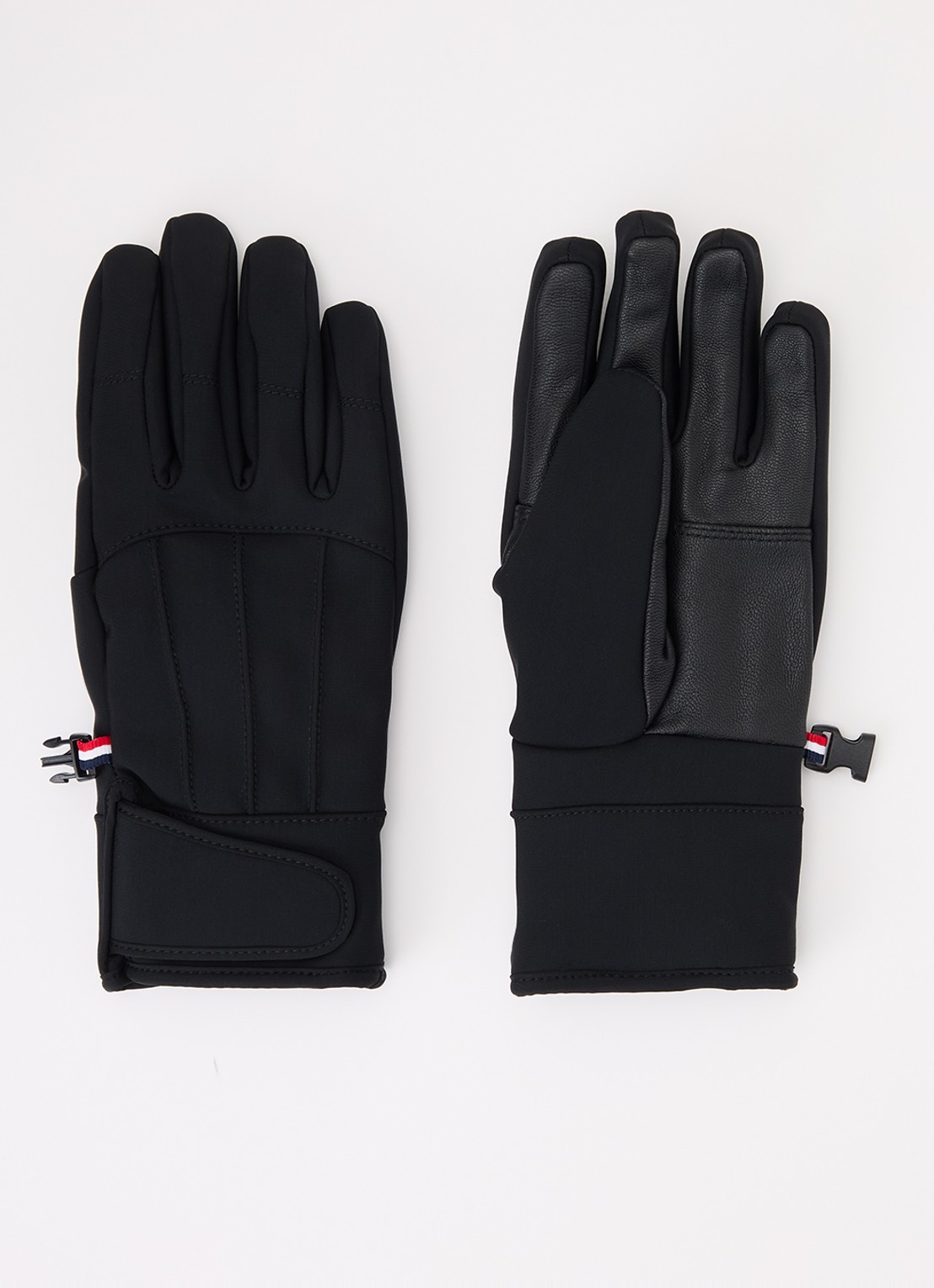 Fusalp Glacier waterafstotende handschoenen met logo - voorkant zwart