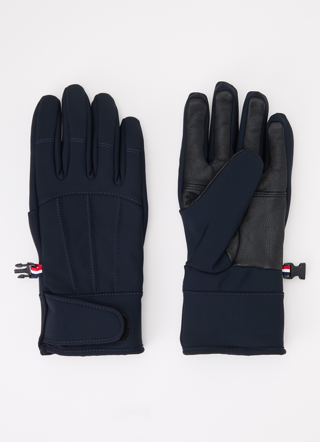 Fusalp Glacier waterafstotende handschoenen met logo - voorkant donkerblauw
