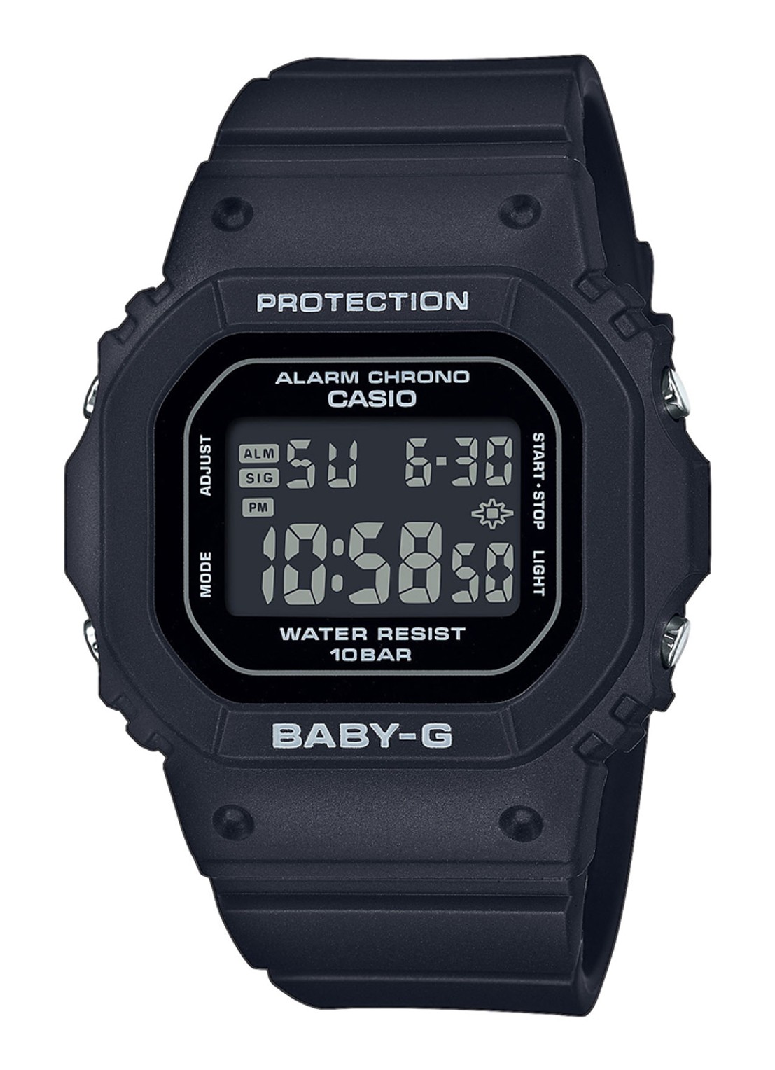 G-Shock Baby-G horloge BGD-565U-1ER - voorkant zwart