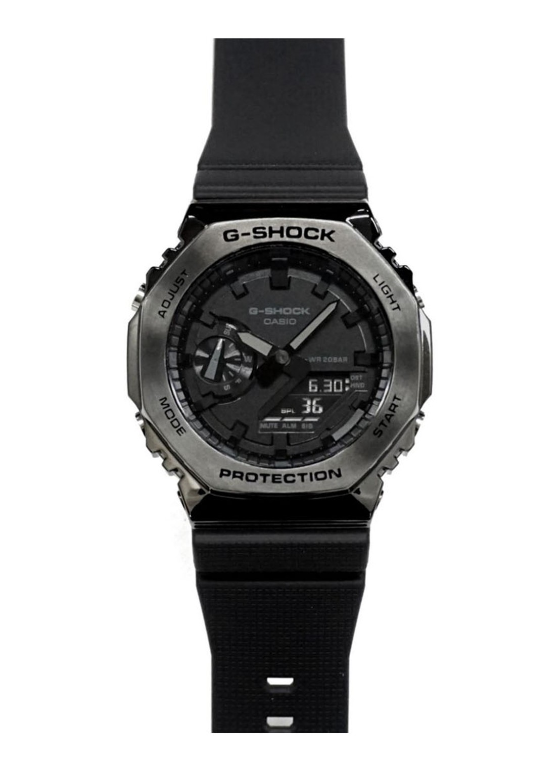 G-Shock Classic horloge GM-2100BB-1AER - detail 2 grijs
