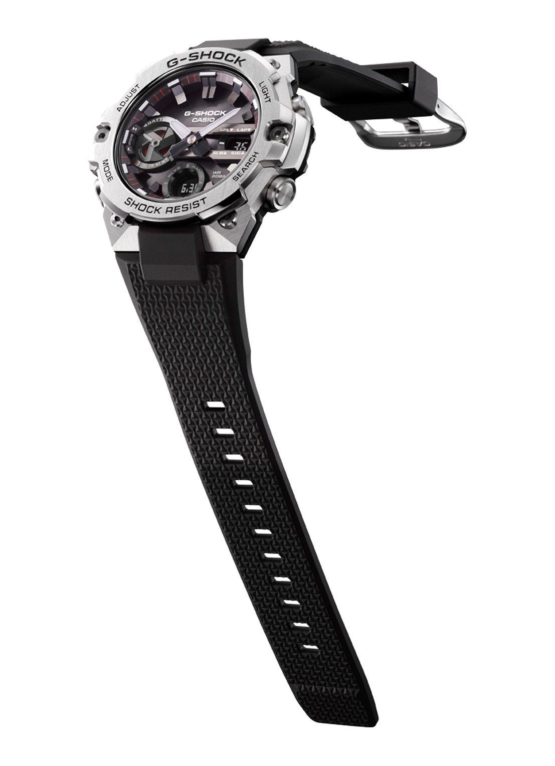 G-Shock G-STEEL horloge GST-B400 - detail 4 zilver